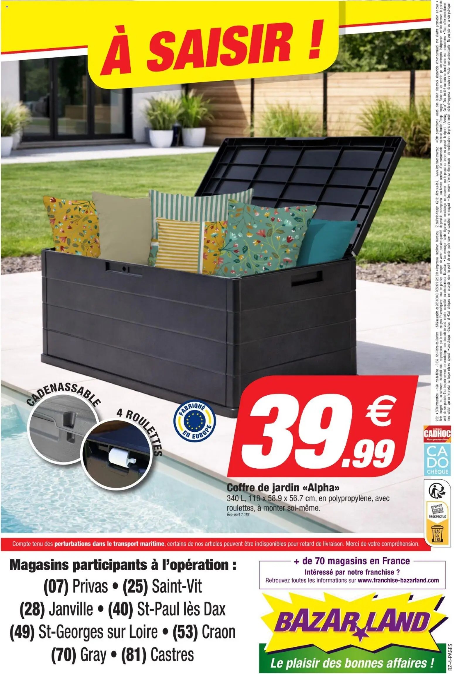 Bazarland - BazarLand - Profitez des beaux jours - 4p