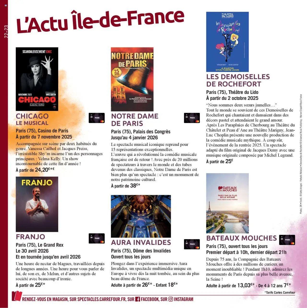 Carrefour le book de vos sorties (2025-10-01 - 2026-03-08)