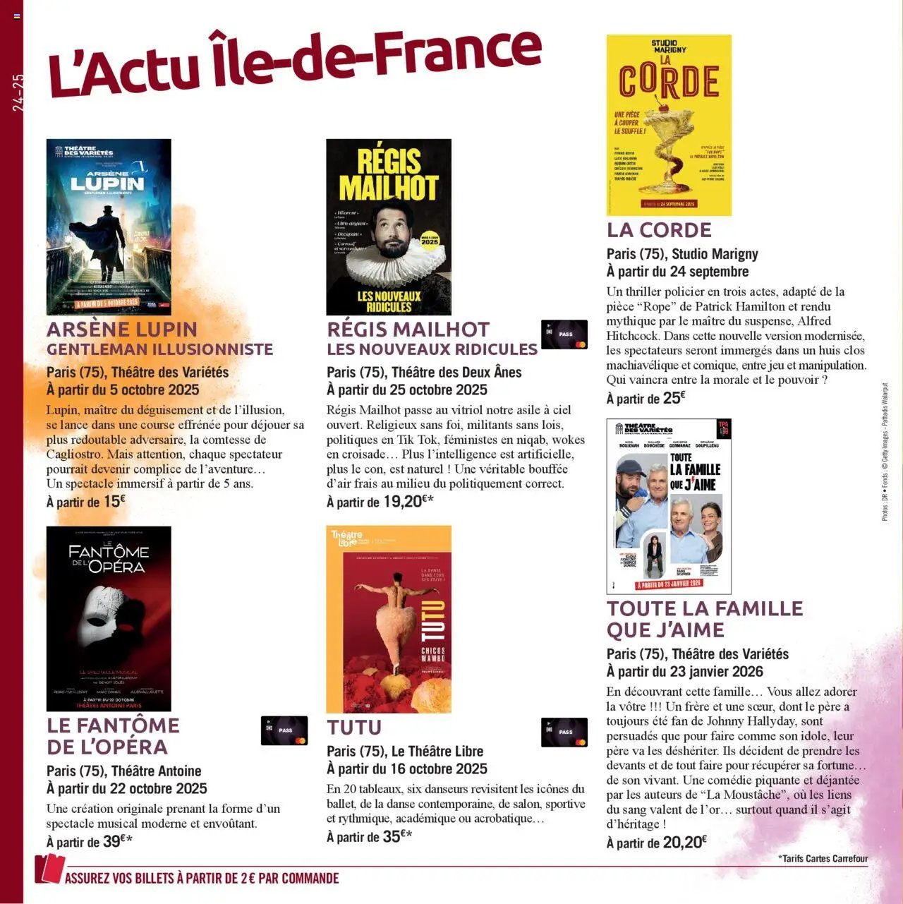 Carrefour le book de vos sorties (2025-10-01 - 2026-03-08)