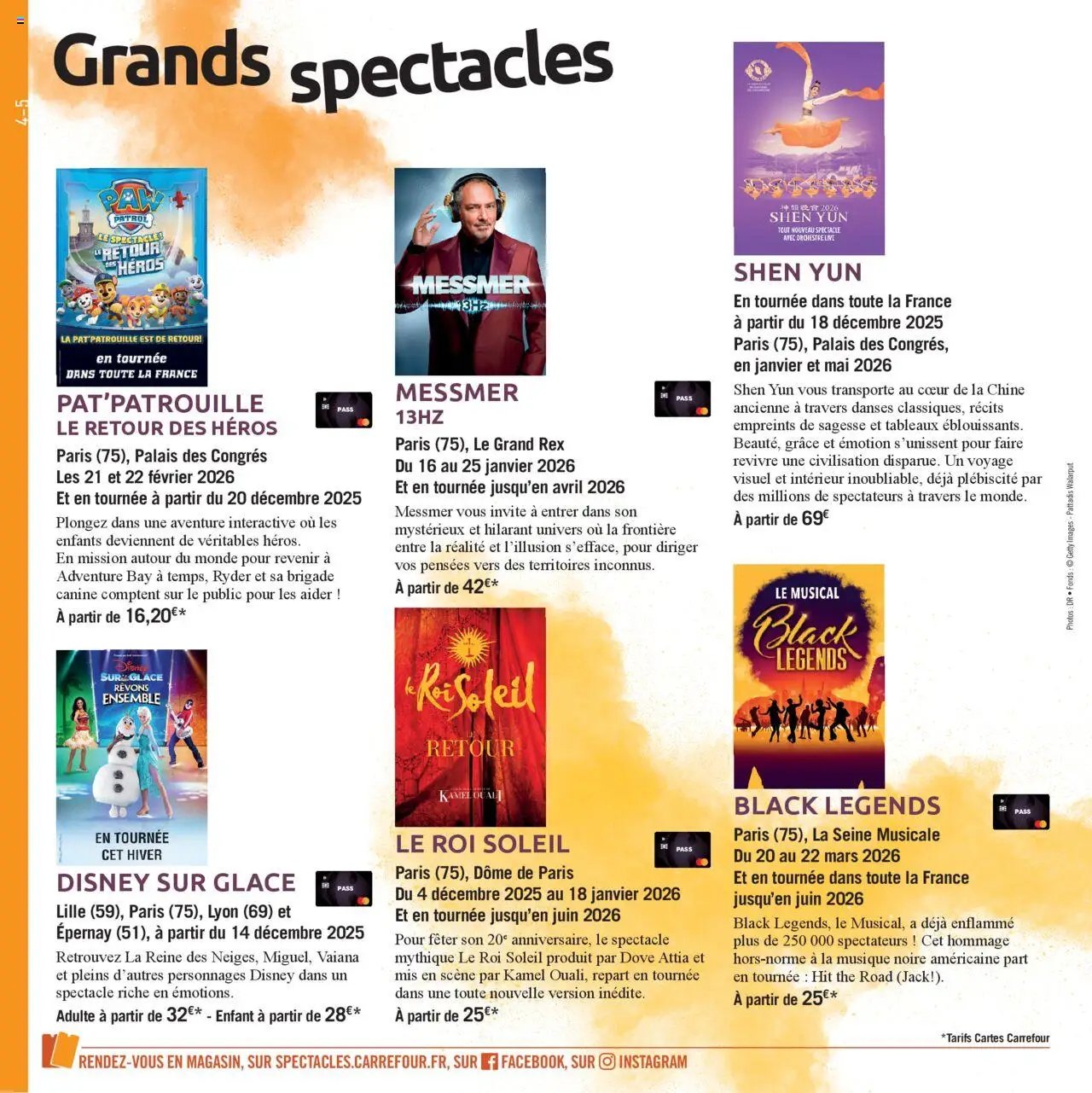 Carrefour le book de vos sorties (2025-10-01 - 2026-03-08)