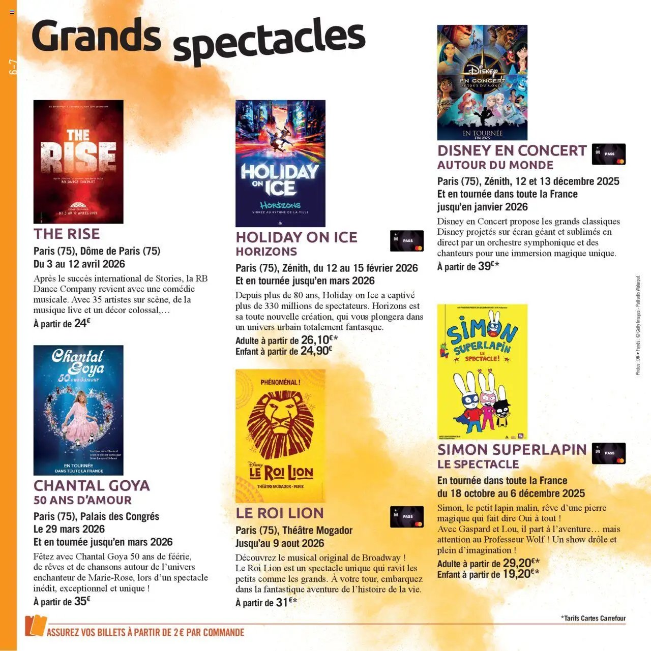 Carrefour le book de vos sorties (2025-10-01 - 2026-03-08)