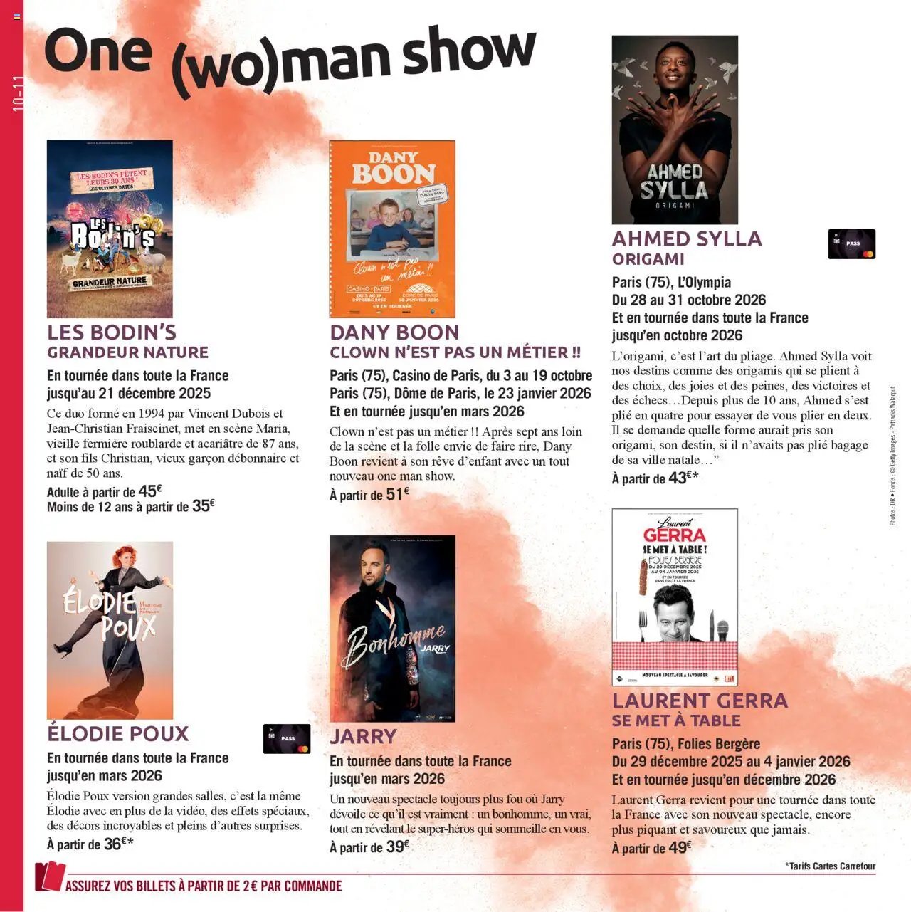Carrefour le book de vos sorties (2025-10-01 - 2026-03-08)