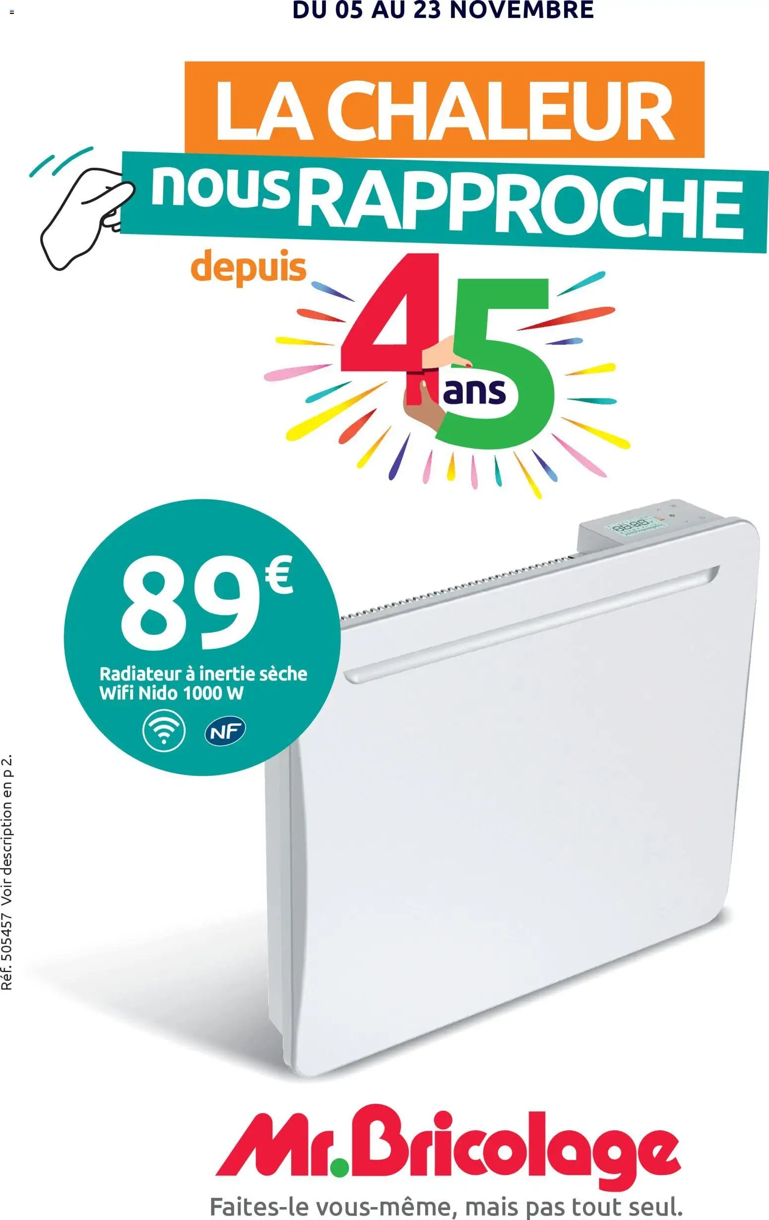 Mr. Bricolage catalogue La Chaleur nous rapproche