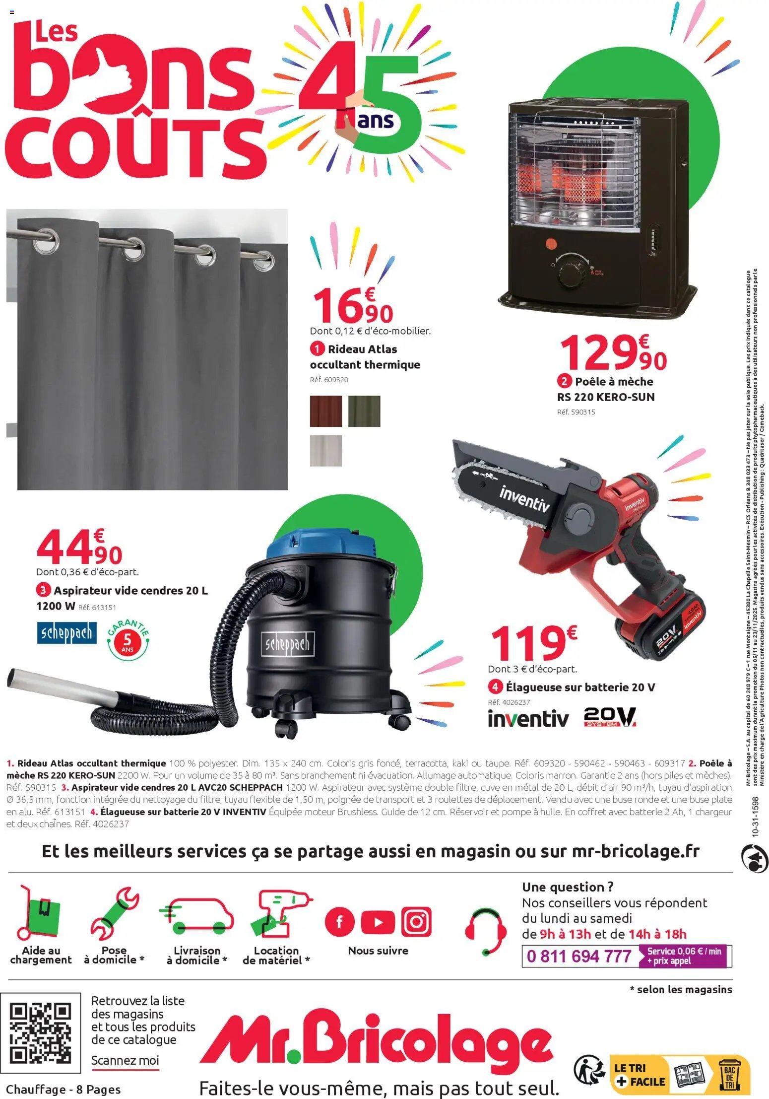 Mr. Bricolage catalogue La Chaleur nous rapproche