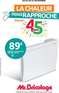 Mr. Bricolage catalogue La Chaleur nous rapproche