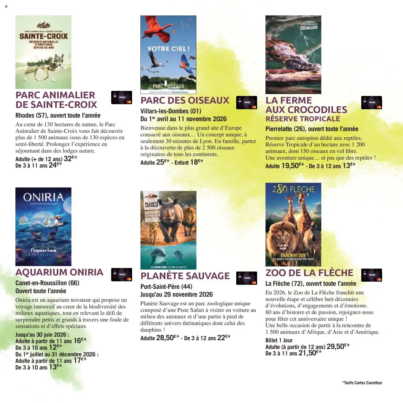 Carrefour contact Le book des sorties (2026-04-03 - 2026-09-30)