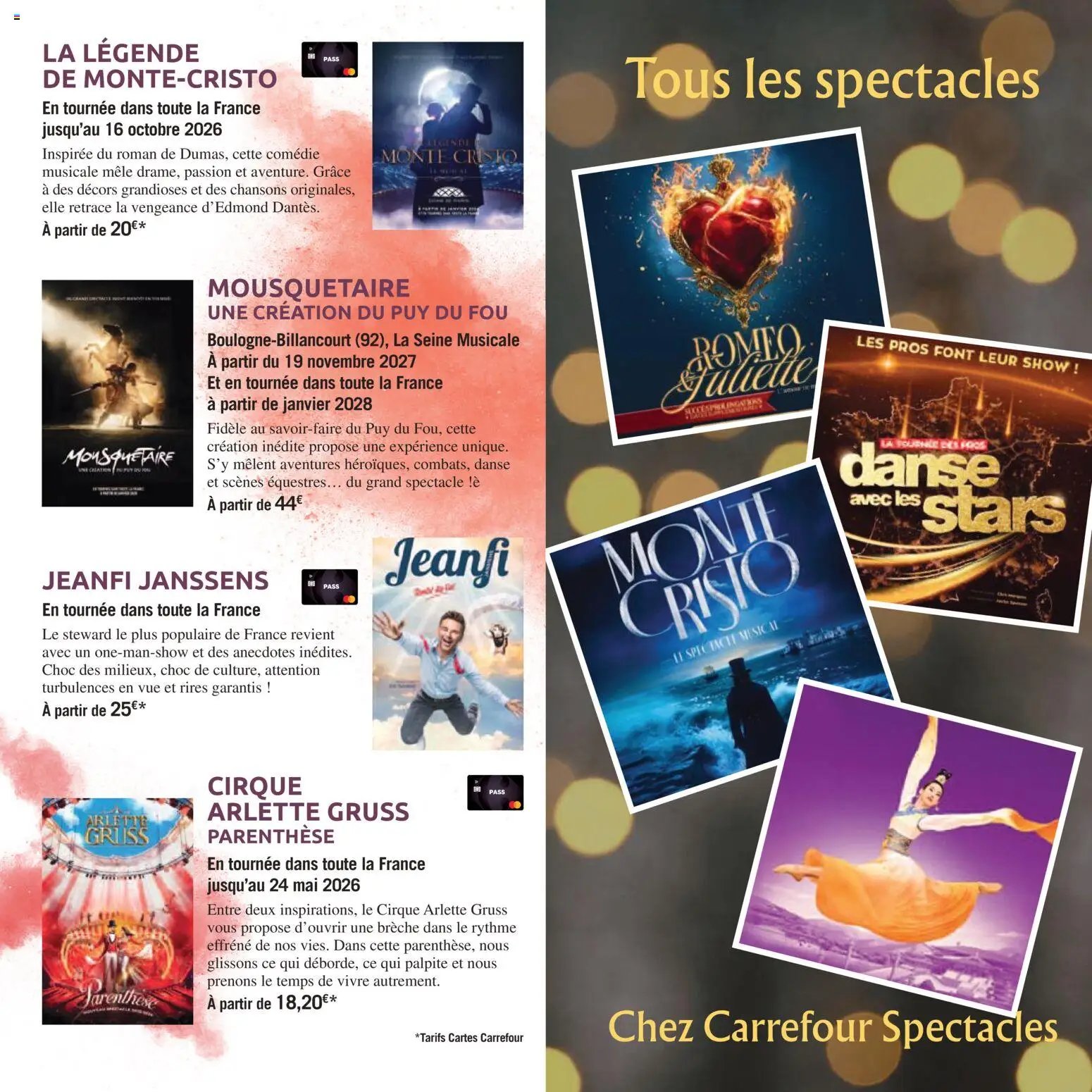 Carrefour contact Le book des sorties (2026-04-03 - 2026-09-30)