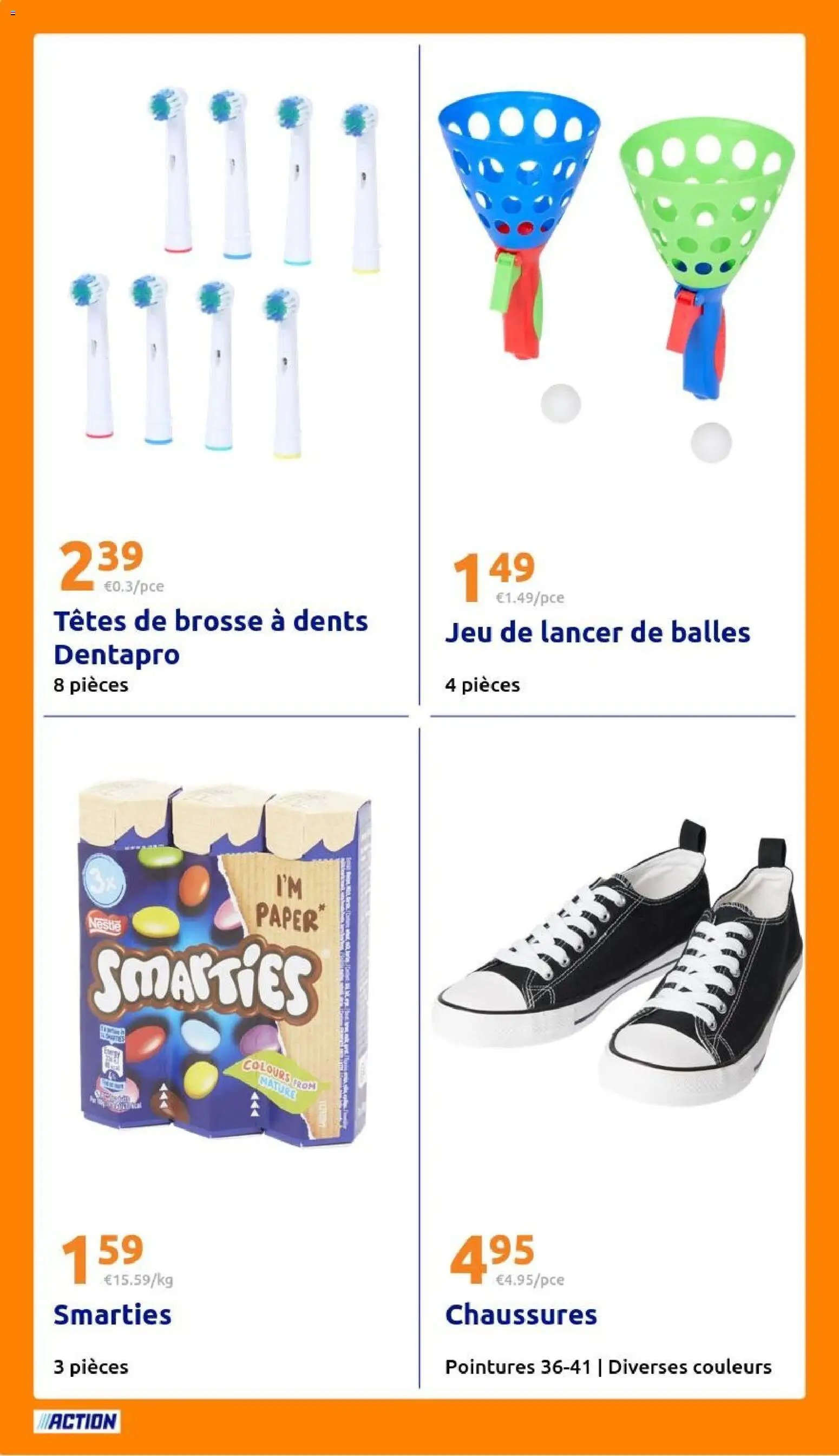 Action catalogue