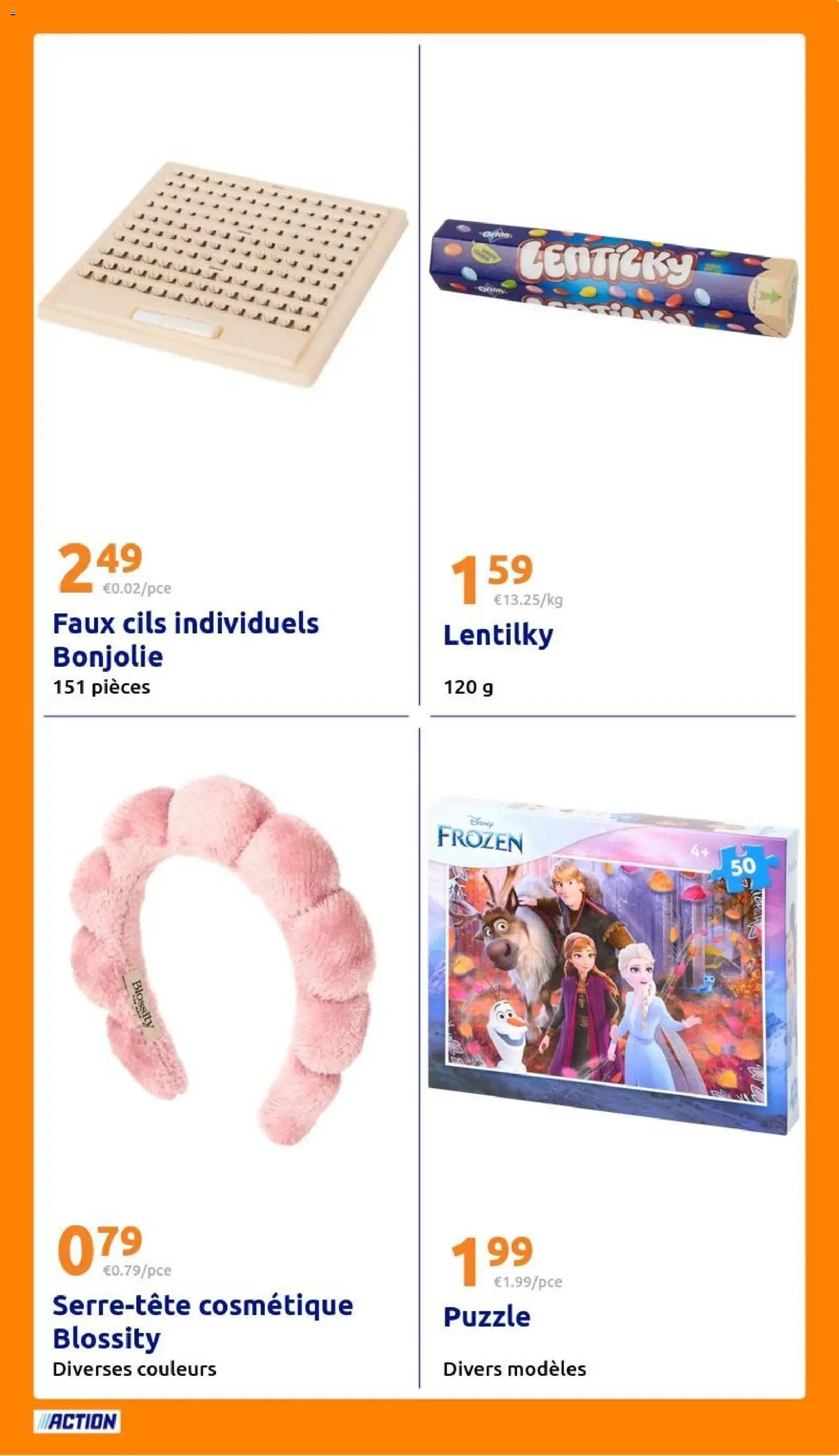 Action catalogue