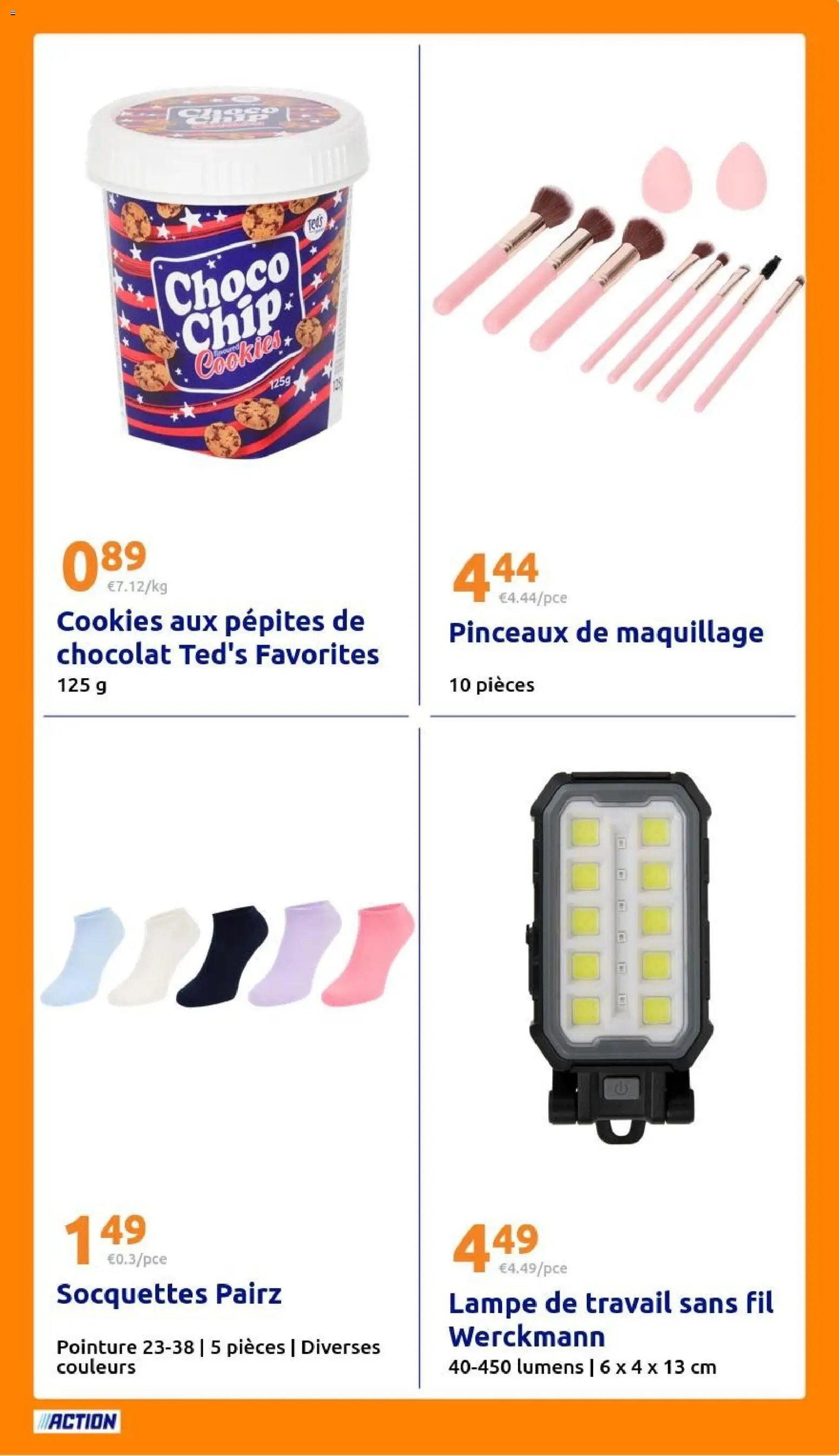 Action catalogue