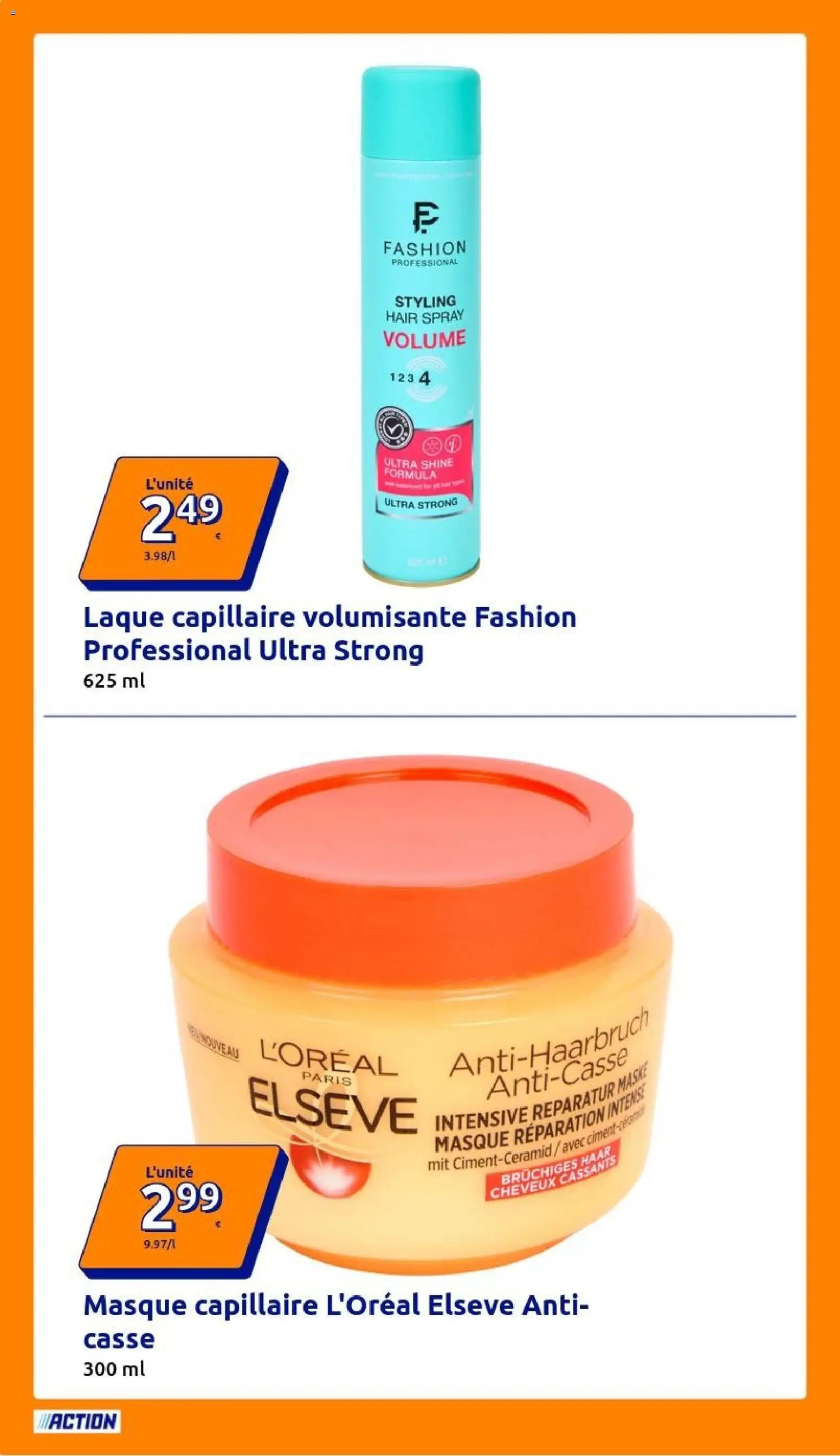 Action catalogue