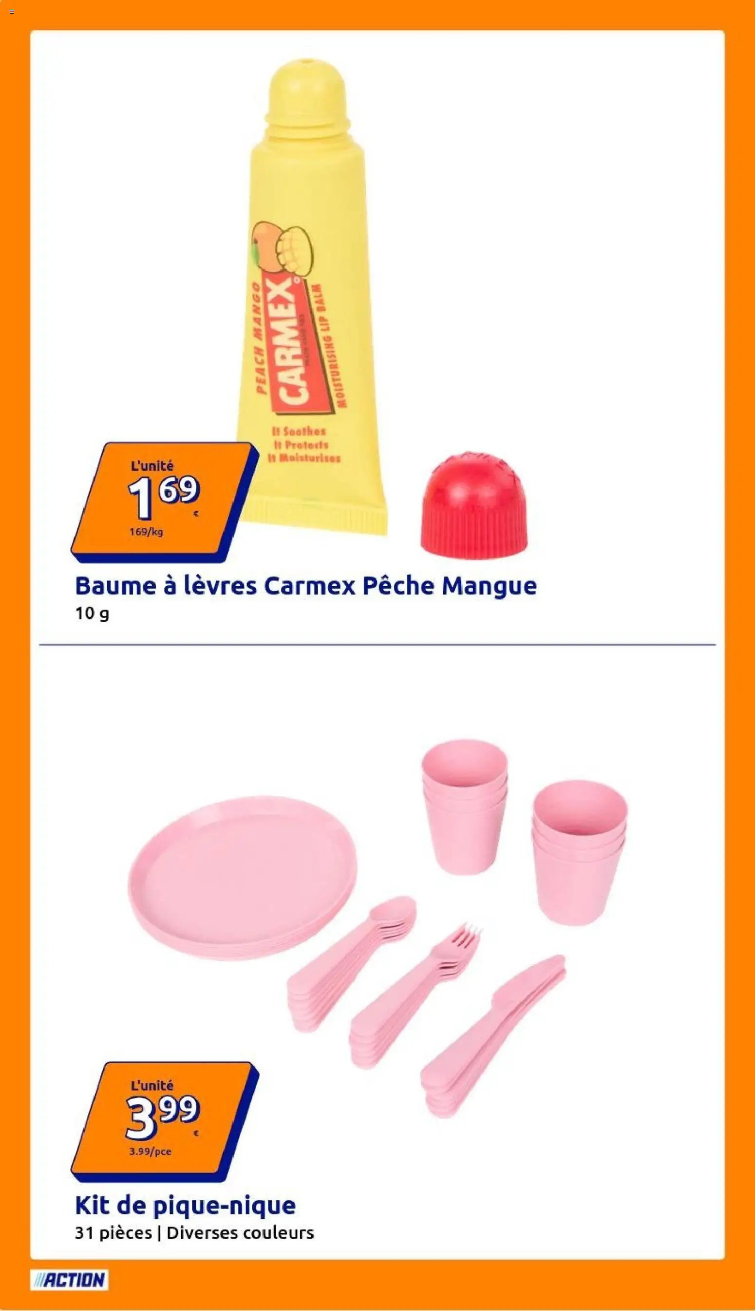 Action catalogue