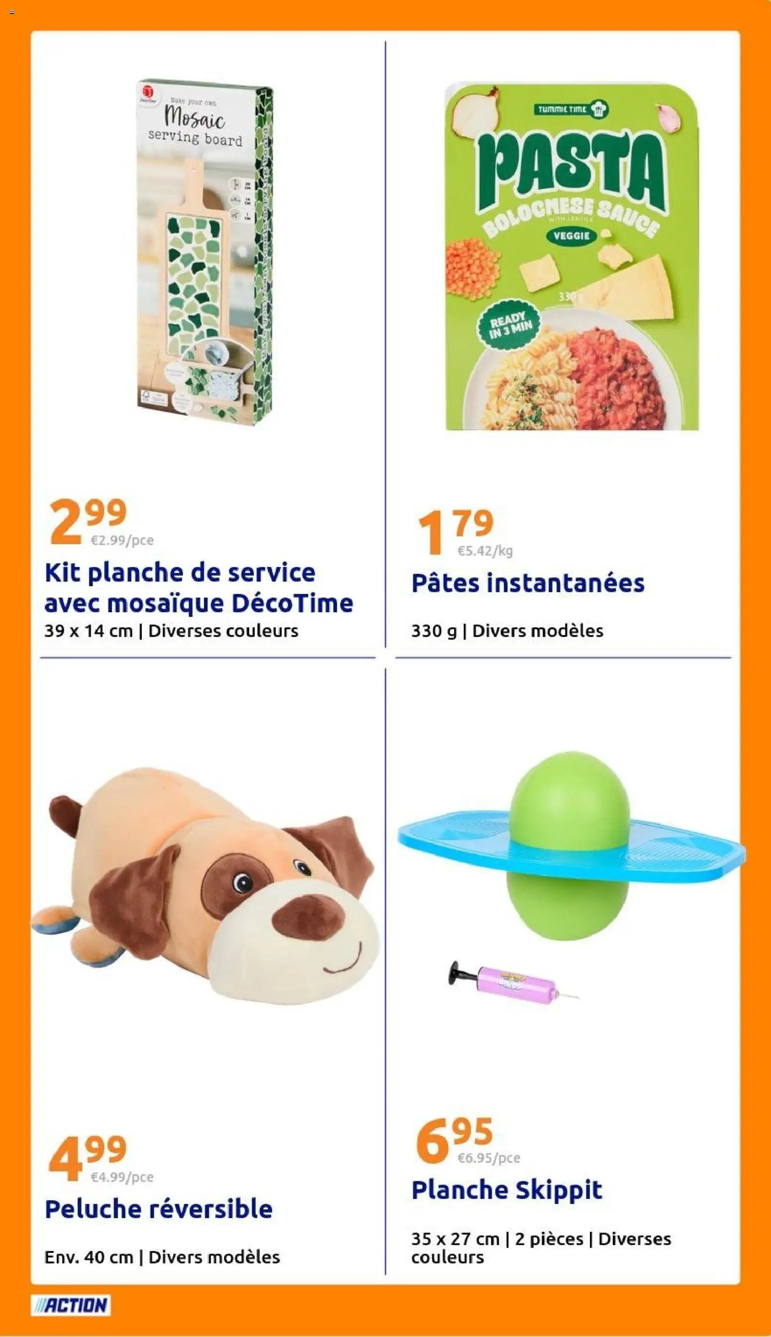 Action catalogue