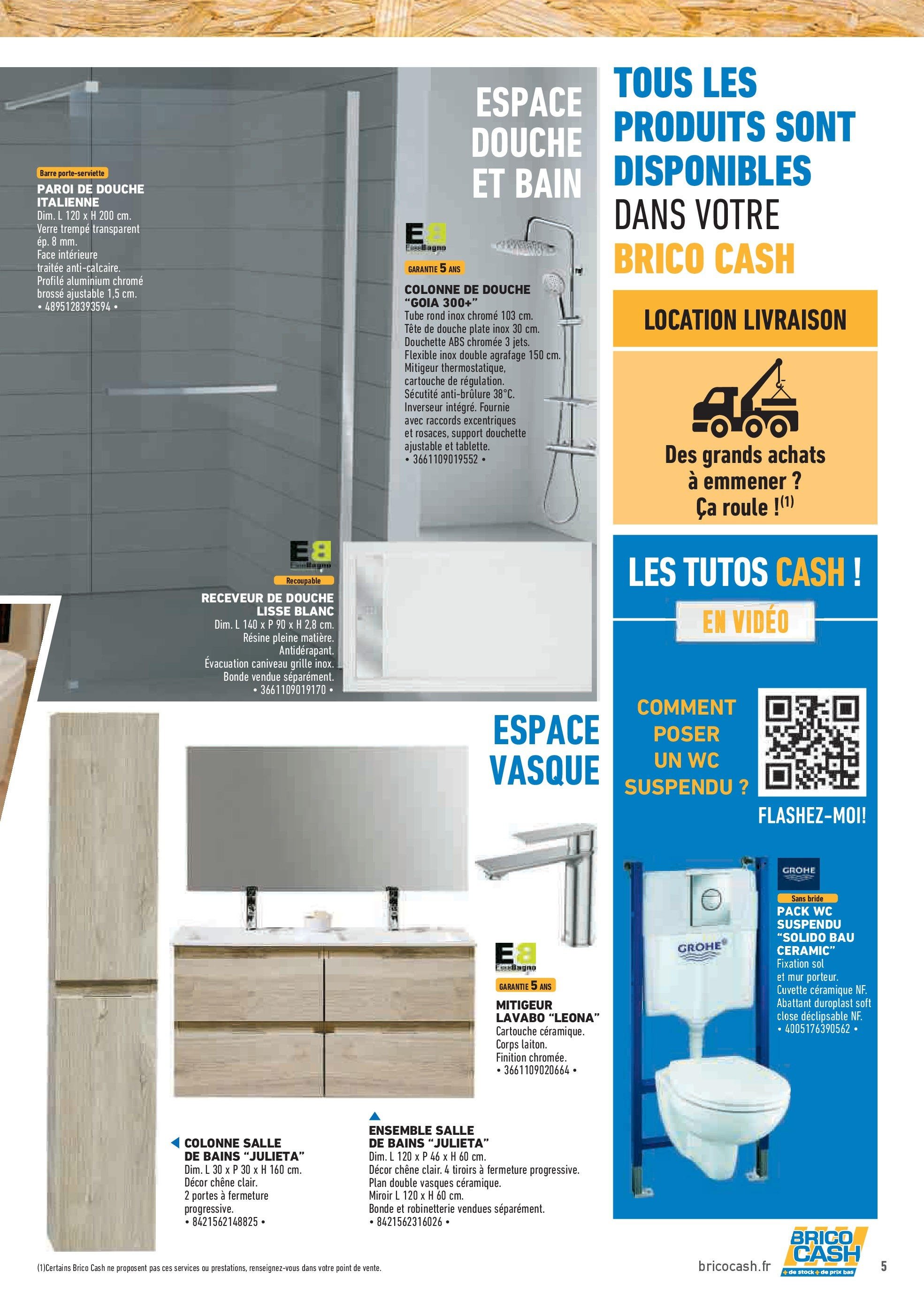 Brico Cash - Repensons votre salle de bains sans vous ruiner