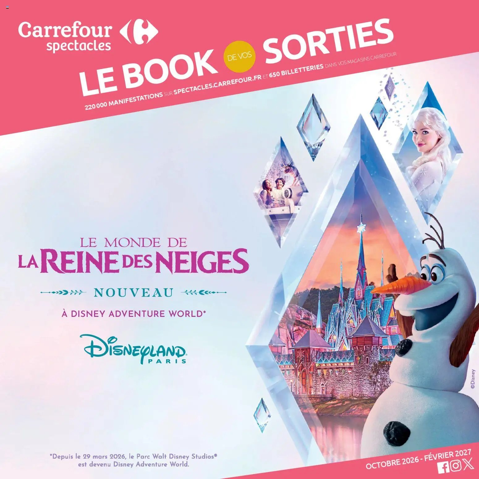 Carrefour Le book des sorties automne