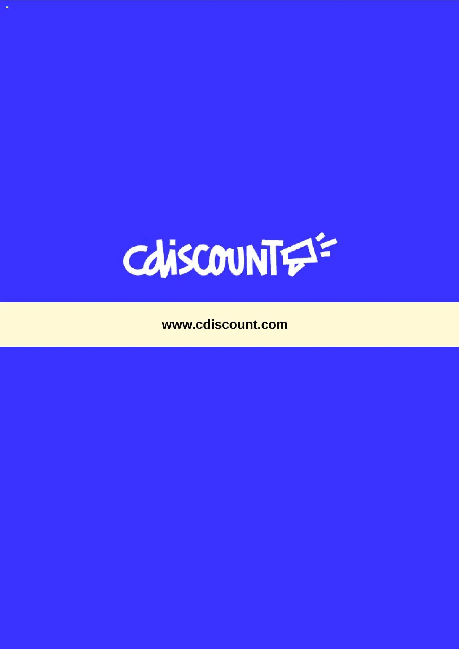 Cdiscount catalogue (2025-12-03 - 2025-12-31)