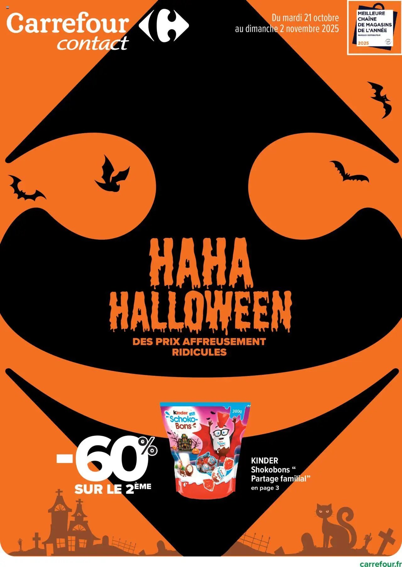 Carrefour contact catalogue halloween