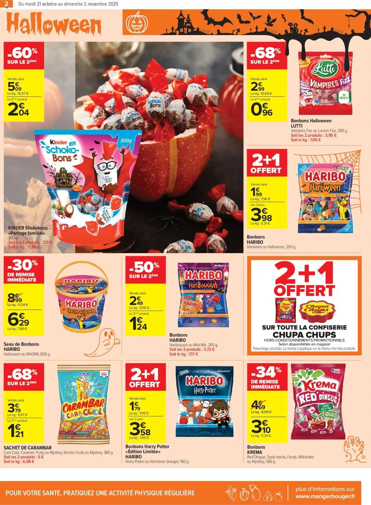 Carrefour contact catalogue halloween