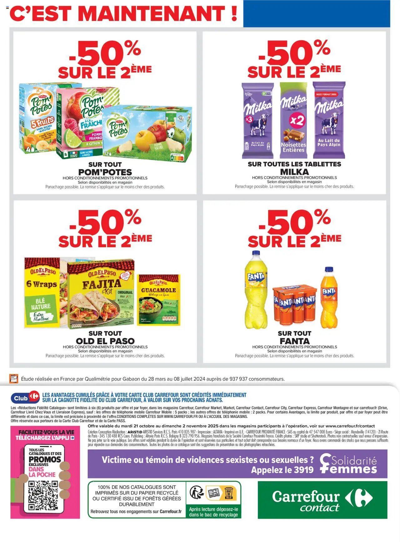 Carrefour contact catalogue halloween