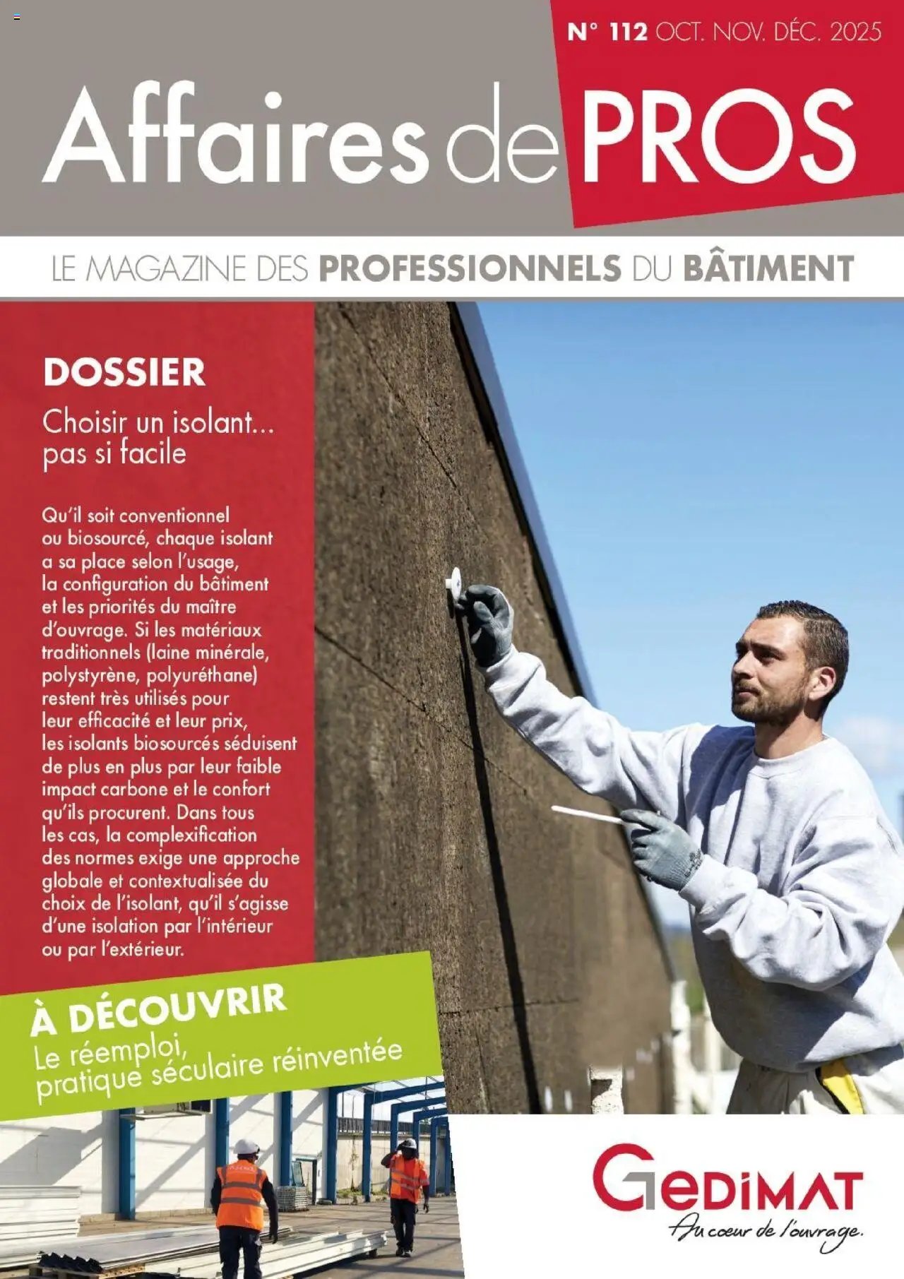 Gedimat - Affaires De Pros Gedimat n°112 (2025-10-01 - 2025-12-31)