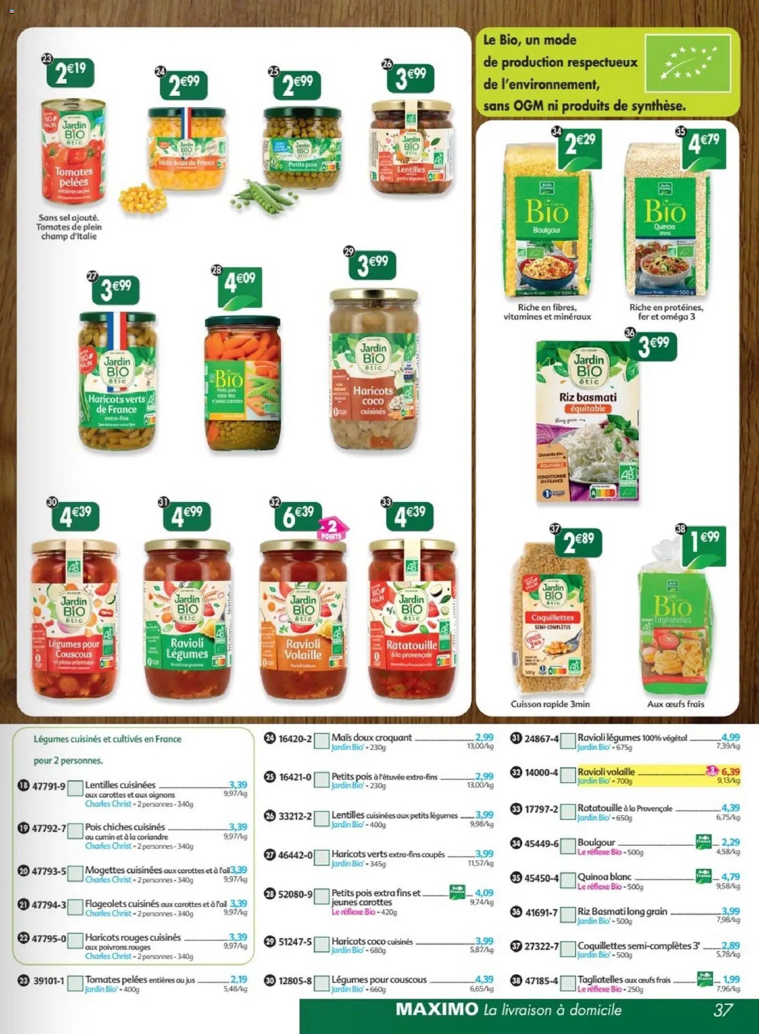 Maximo catalogue epicerie