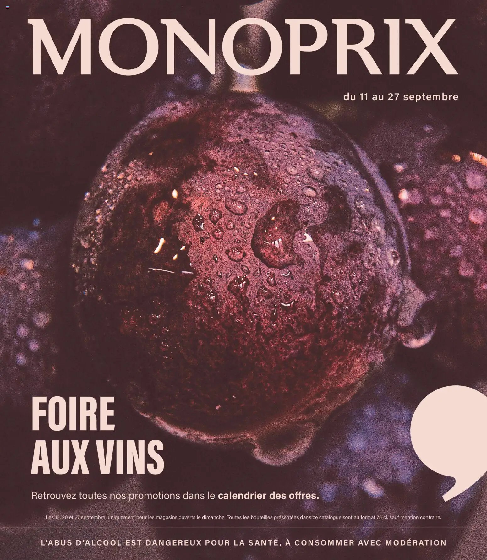 Monoprix - Guide foire aux vins