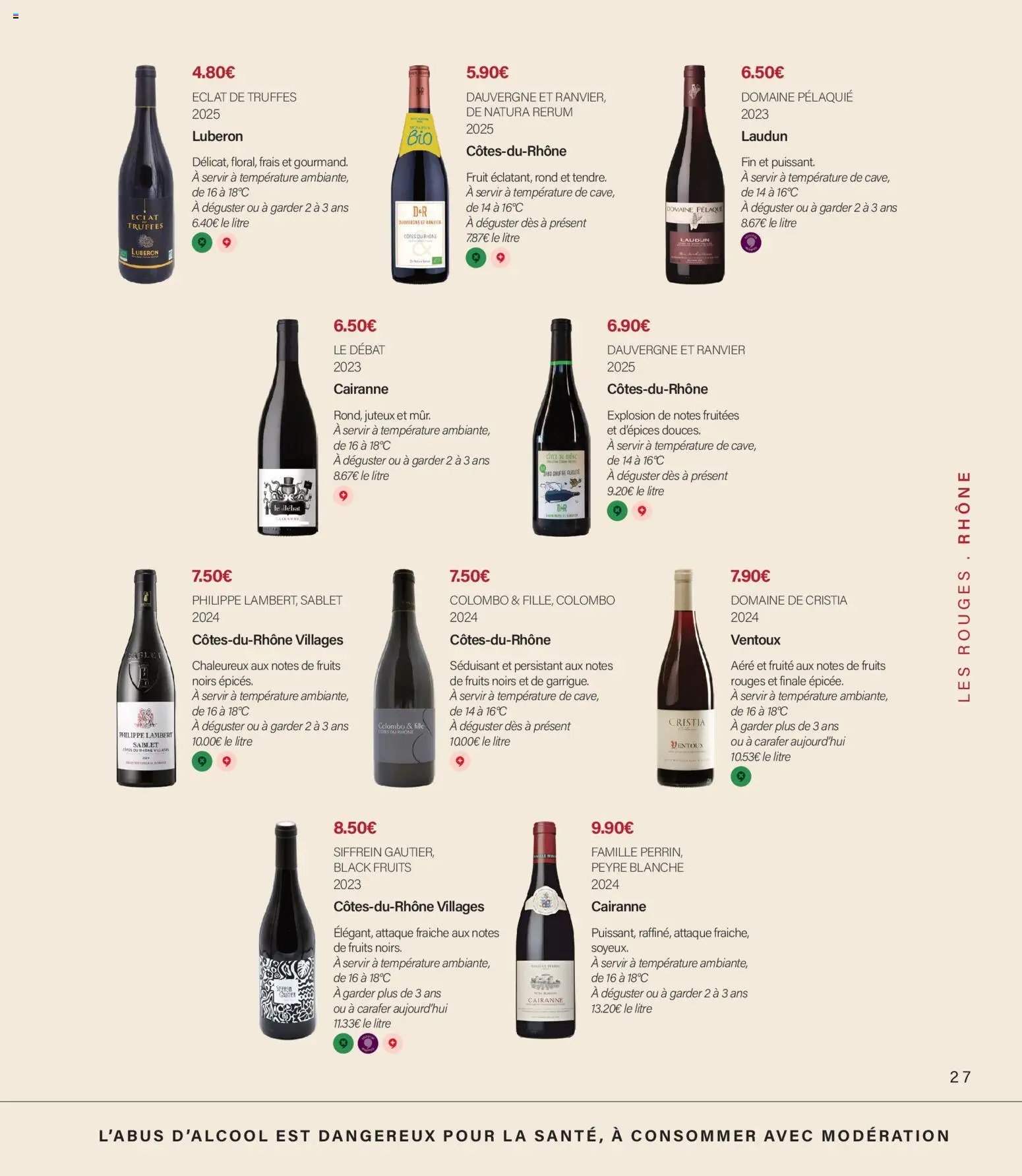 Monoprix - Guide foire aux vins
