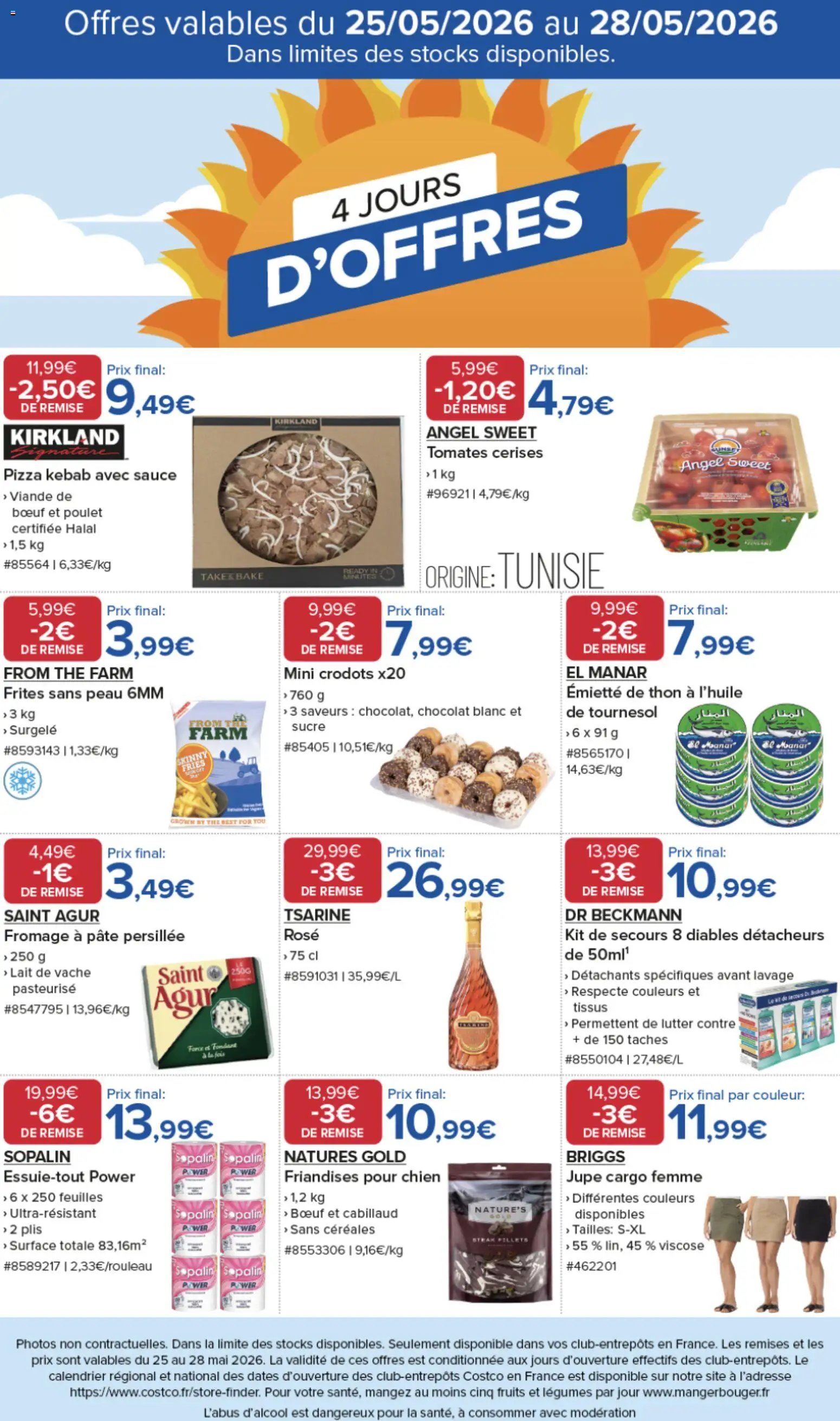 Costco 4 jours d'offres