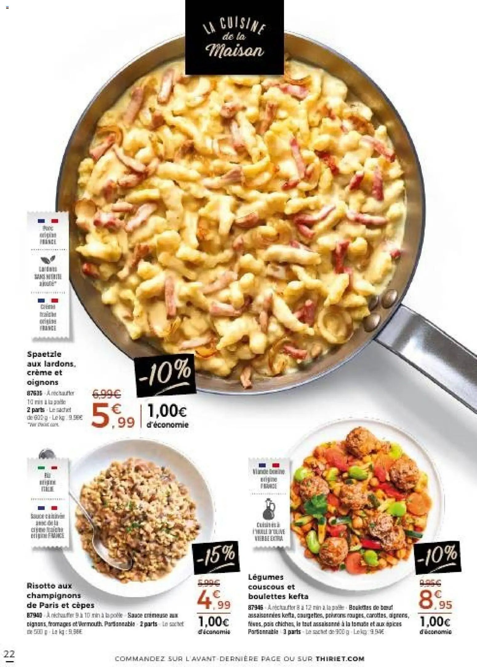 Thiriet - Catalogue Livraison 2026 Promo (2026-03-01 - 2026-04-01)