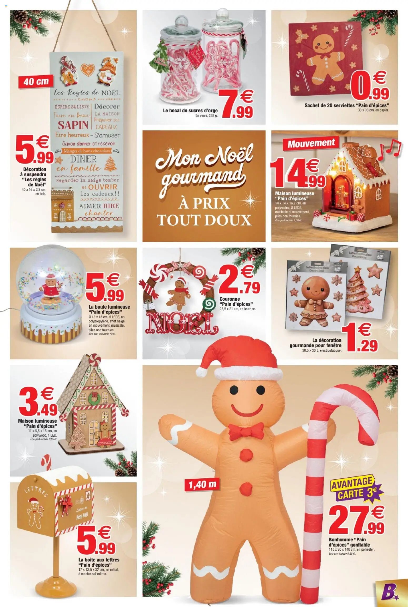 Bazarland - Brochure Noël