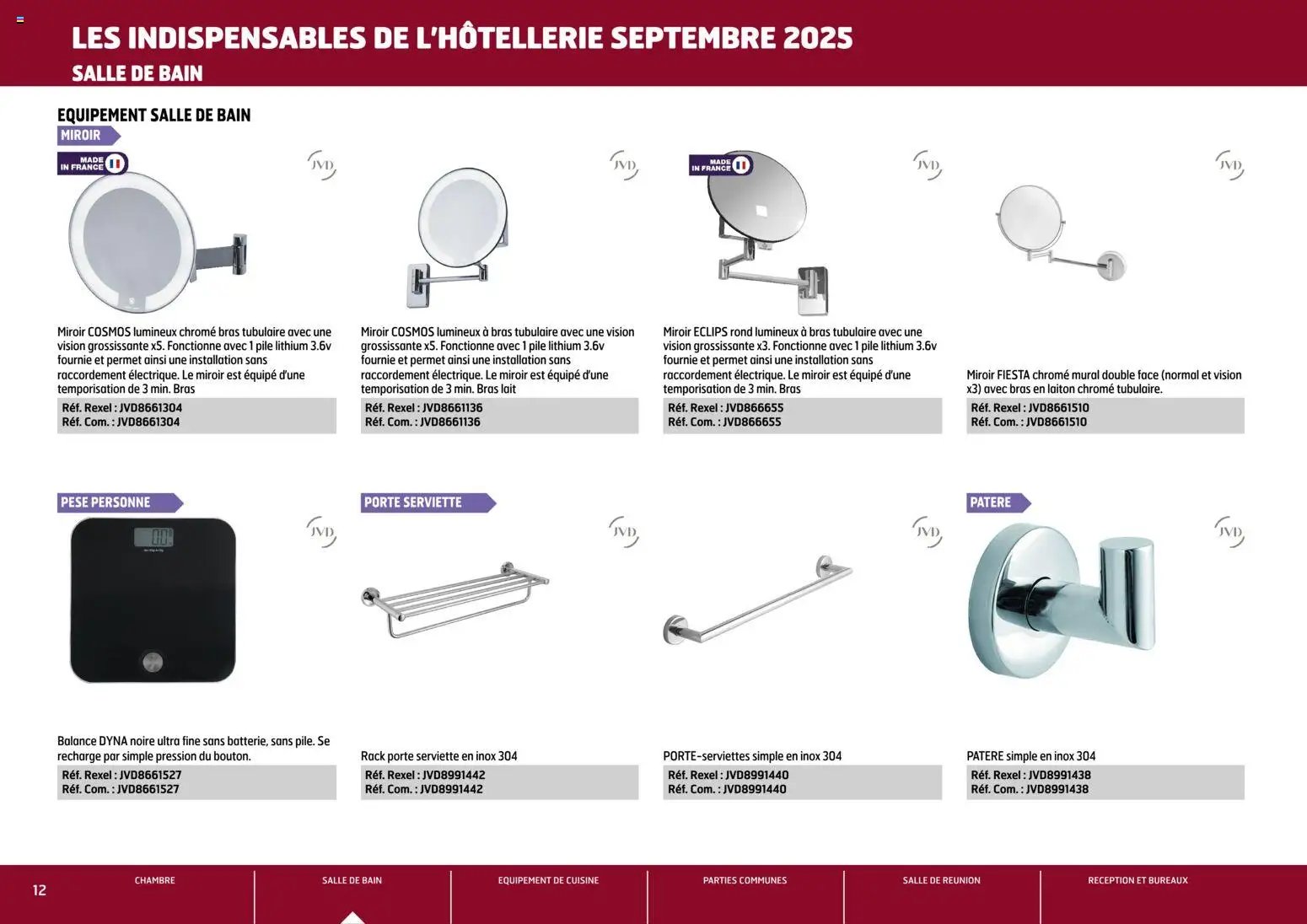 Rexel - Brochure les indispensables de l'Hôtellerie (2025-11-26 - 2025-12-31)