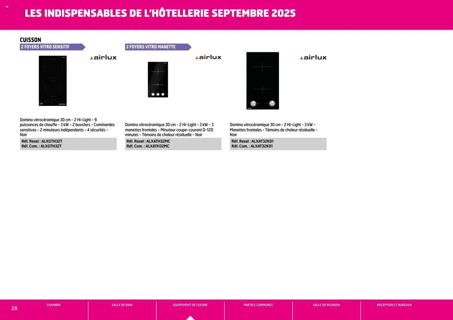 Rexel - Brochure les indispensables de l'Hôtellerie (2025-11-26 - 2025-12-31)