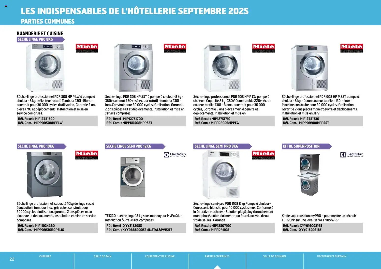 Rexel - Brochure les indispensables de l'Hôtellerie (2025-11-26 - 2025-12-31)