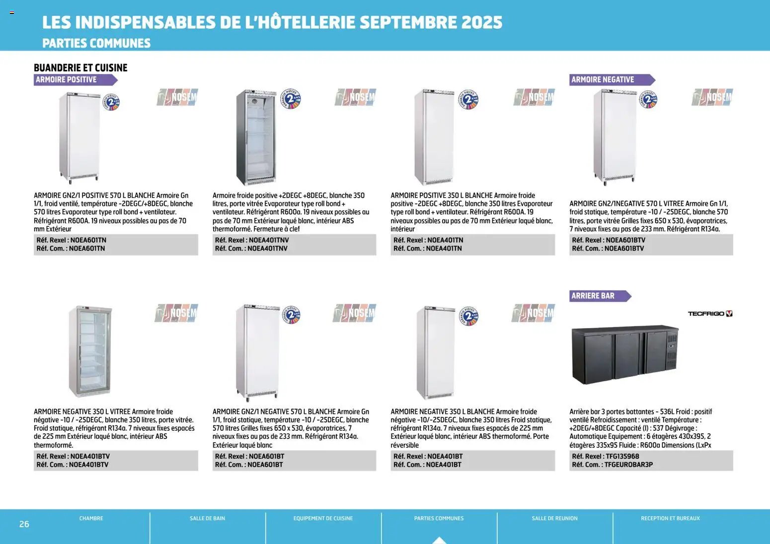 Rexel - Brochure les indispensables de l'Hôtellerie (2025-11-26 - 2025-12-31)