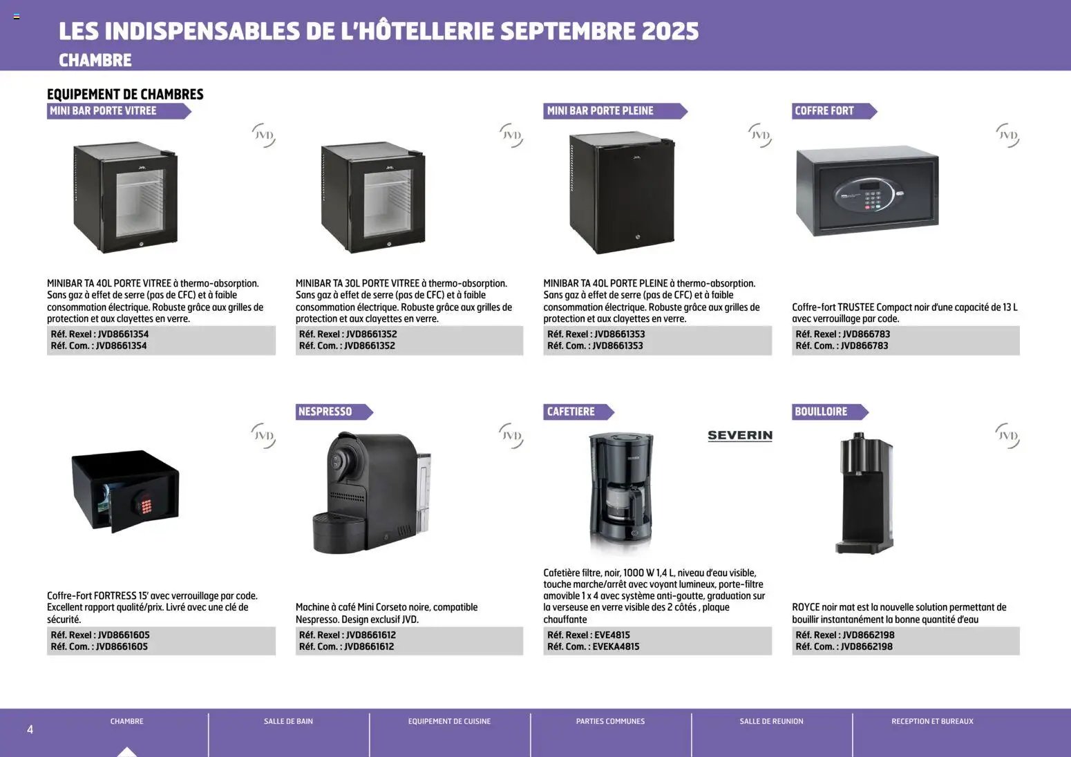 Rexel - Brochure les indispensables de l'Hôtellerie (2025-11-26 - 2025-12-31)