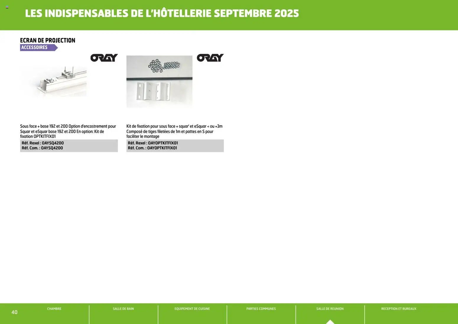 Rexel - Brochure les indispensables de l'Hôtellerie (2025-11-26 - 2025-12-31)