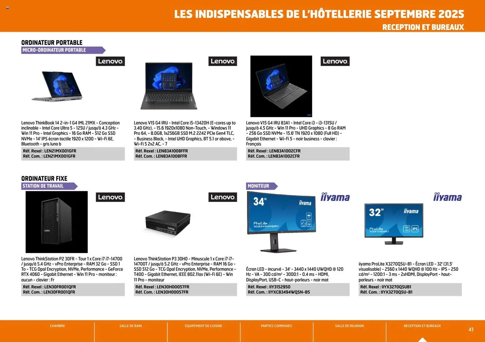 Rexel - Brochure les indispensables de l'Hôtellerie (2025-11-26 - 2025-12-31)