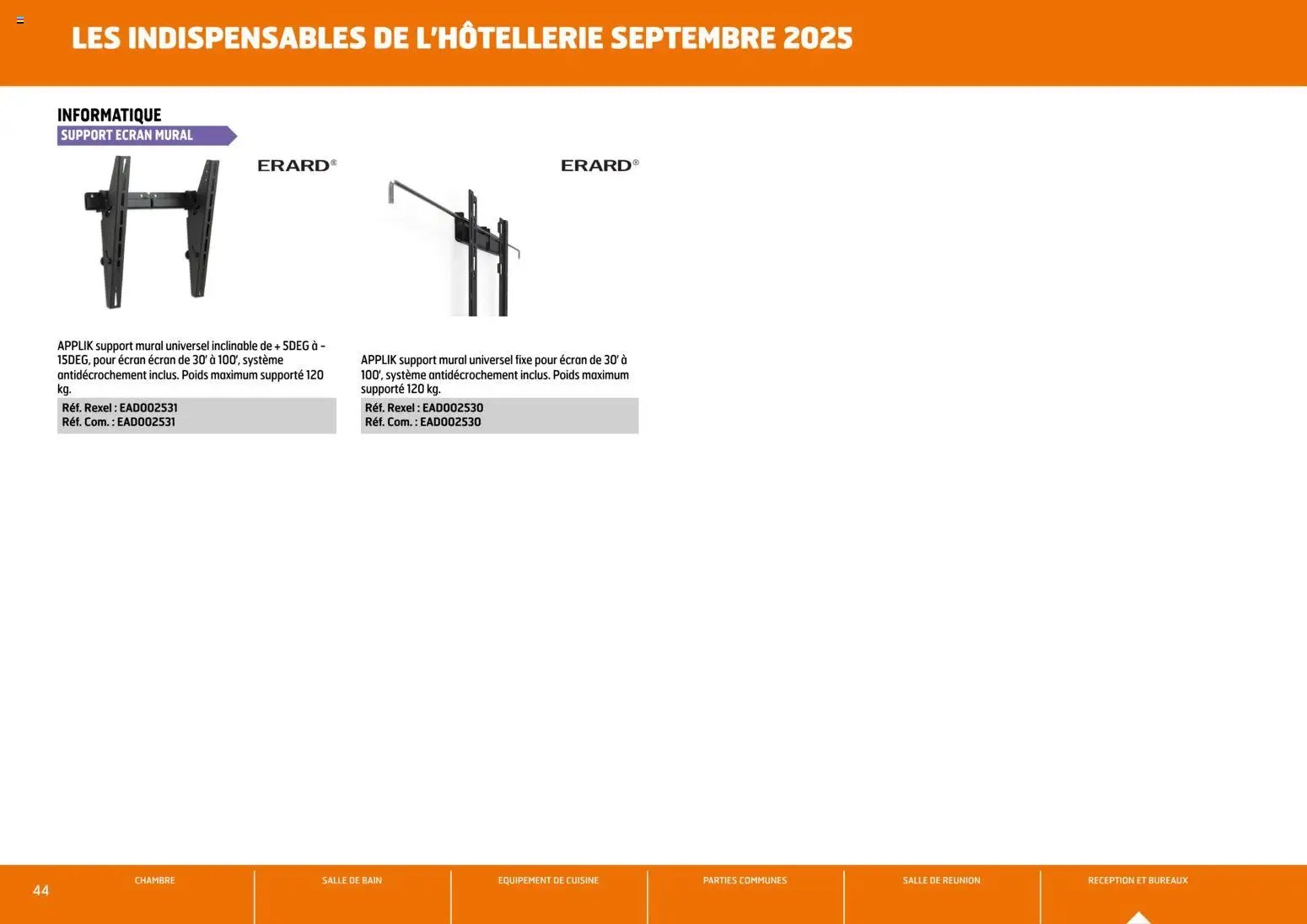 Rexel - Brochure les indispensables de l'Hôtellerie (2025-11-26 - 2025-12-31)