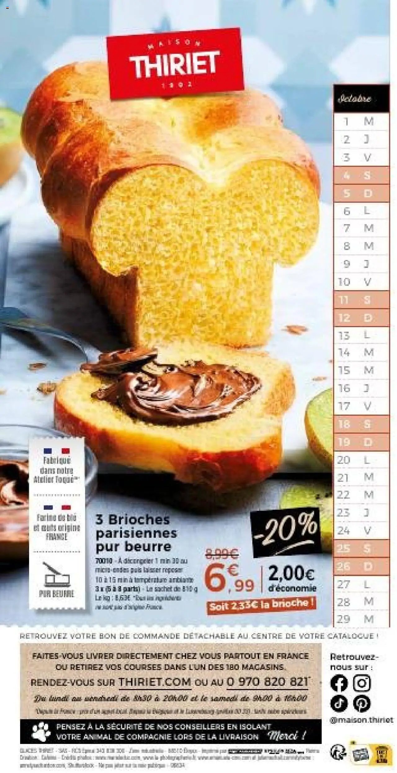 Thiriet Catalogue livraison à domicile (2025-10-01 - 2025-10-27)
