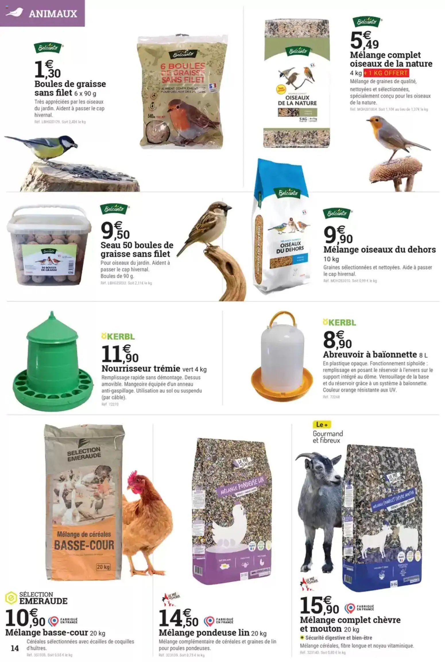 Espace Emeraude catalogue