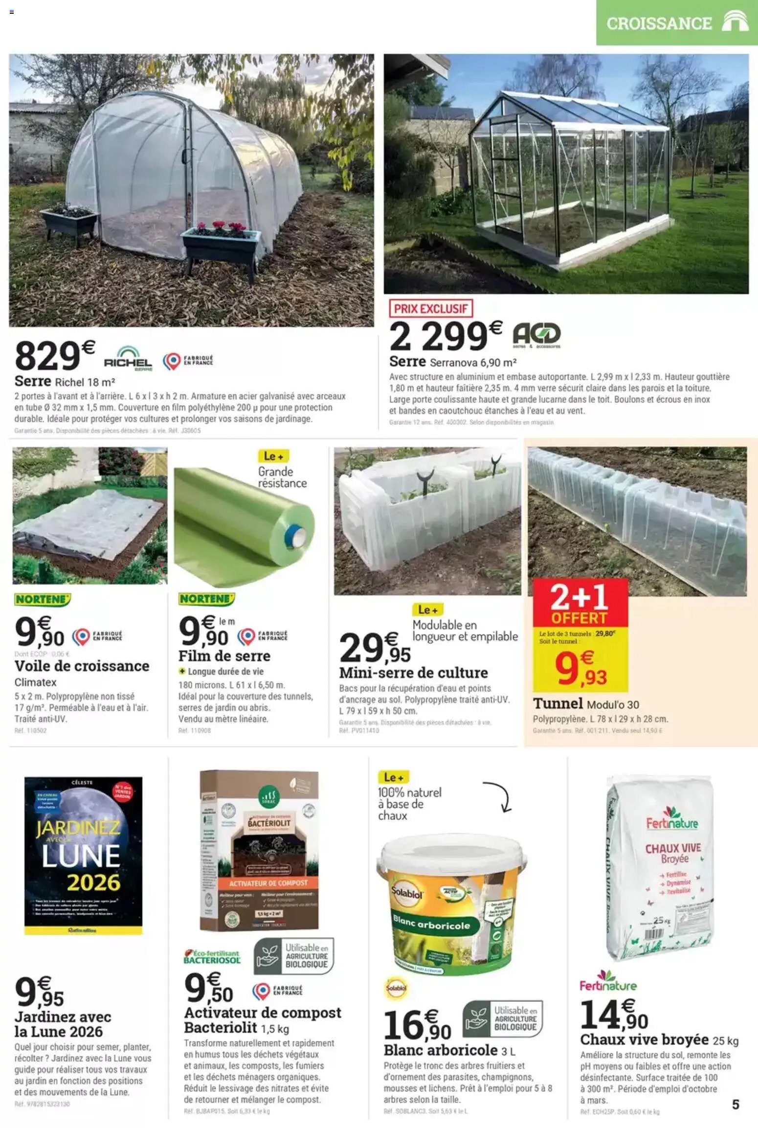 Espace Emeraude catalogue