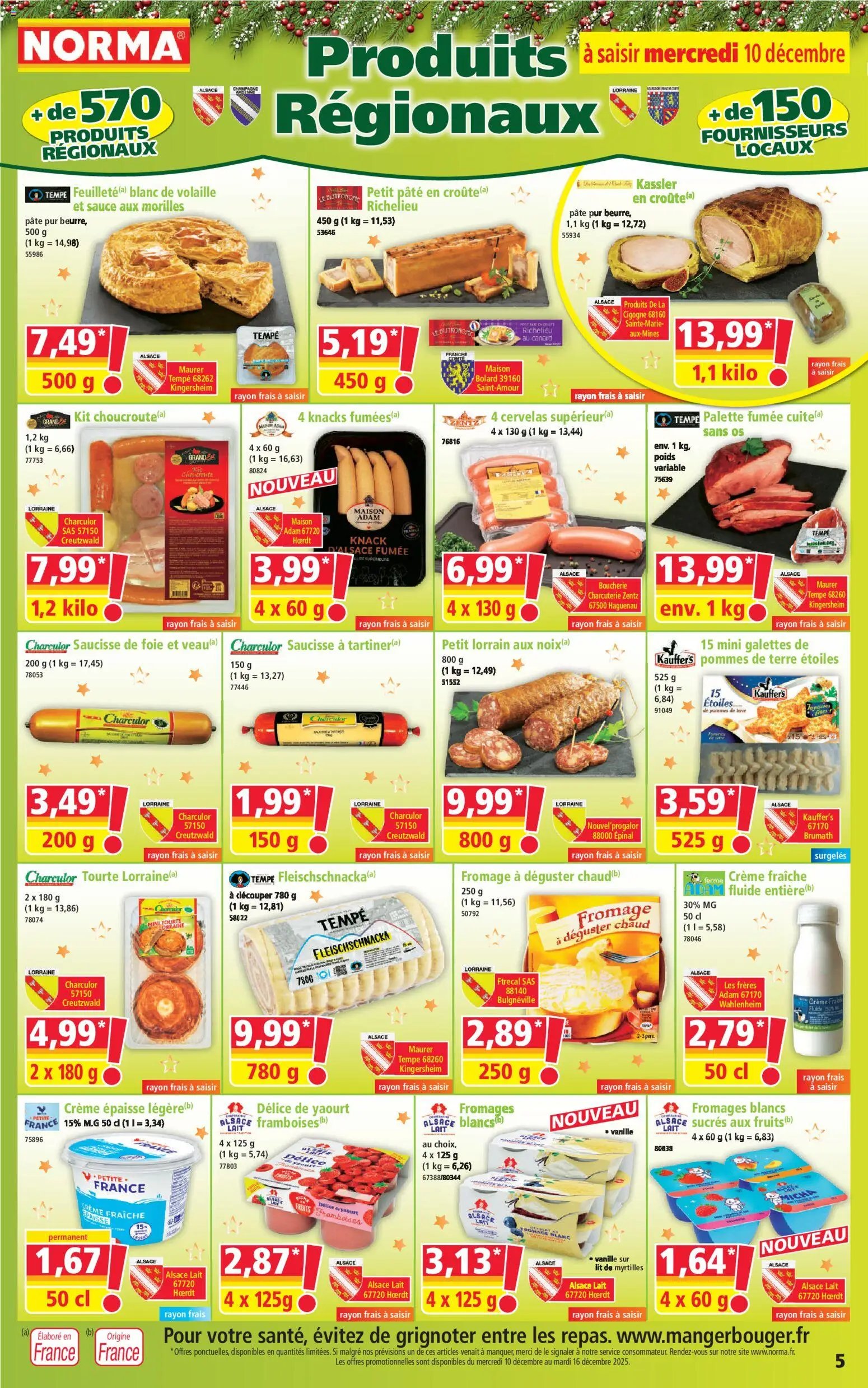 Norma catalogue (2025-12-10 - 2025-12-14)