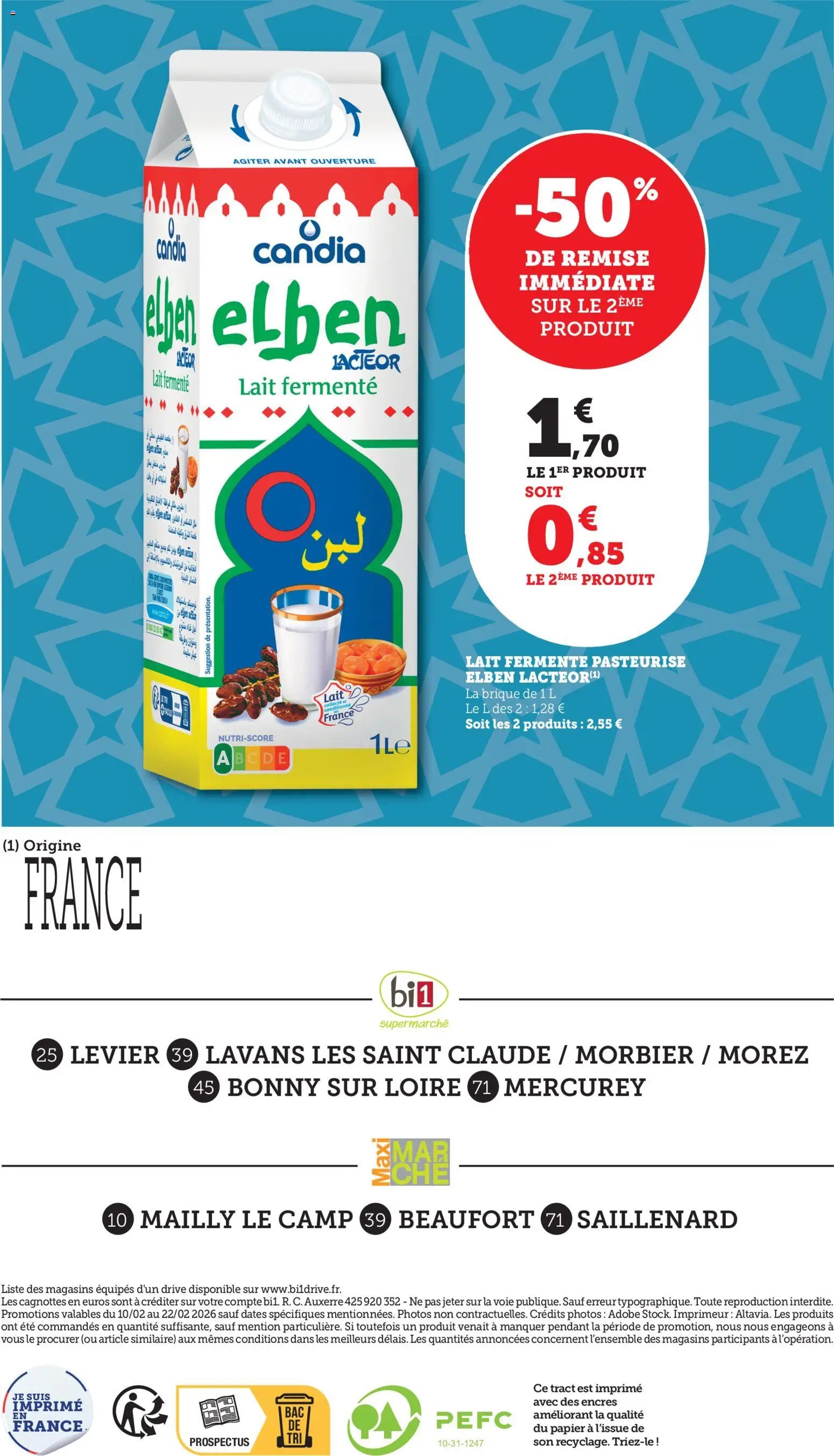 bi1 Offre de la semaine Maxi Marché