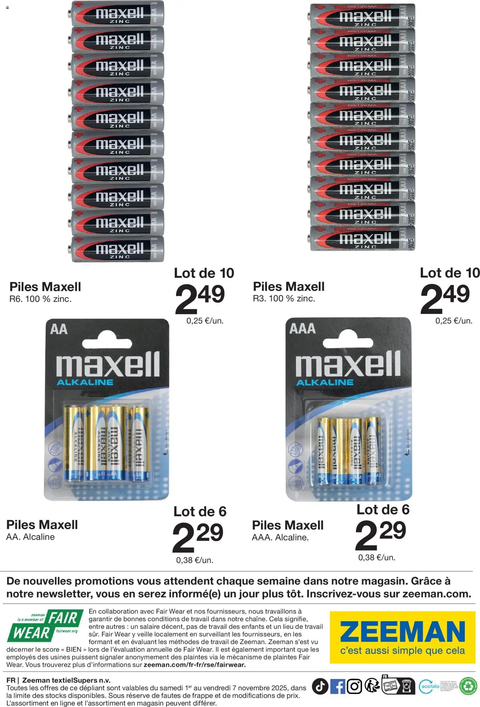 Zeeman - Le dépliant de cette semaine