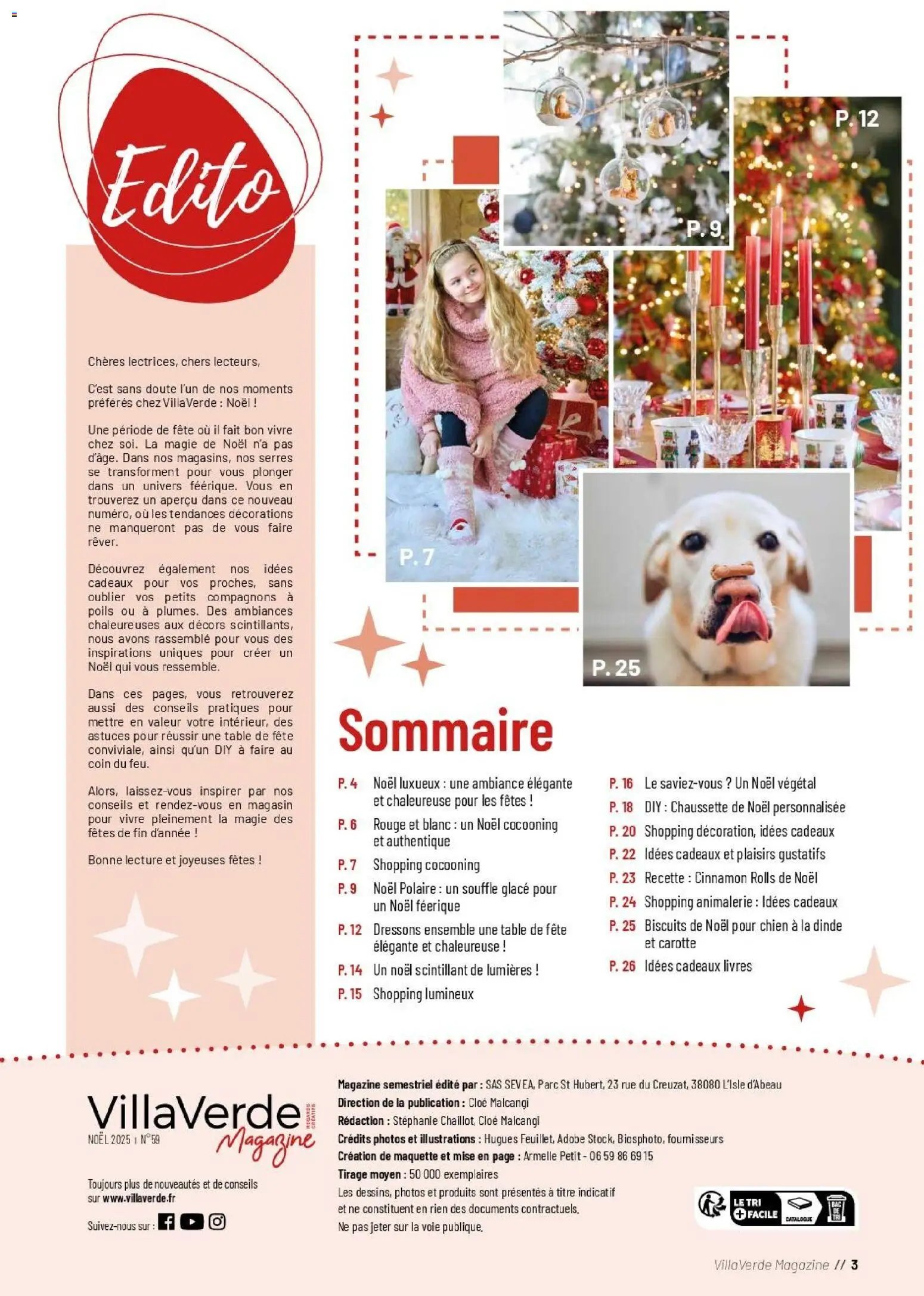 VillaVerde catalogue Noël