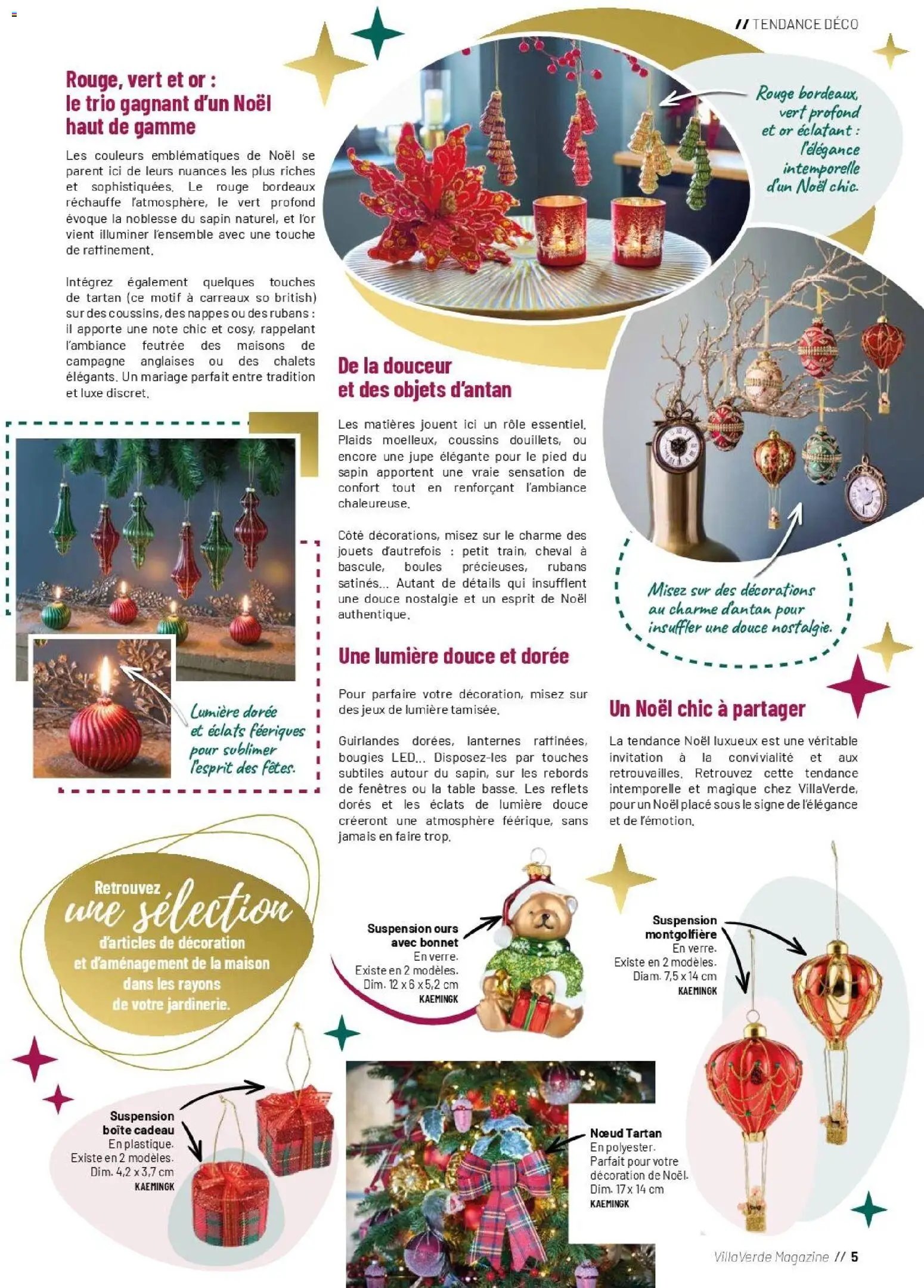 VillaVerde catalogue Noël