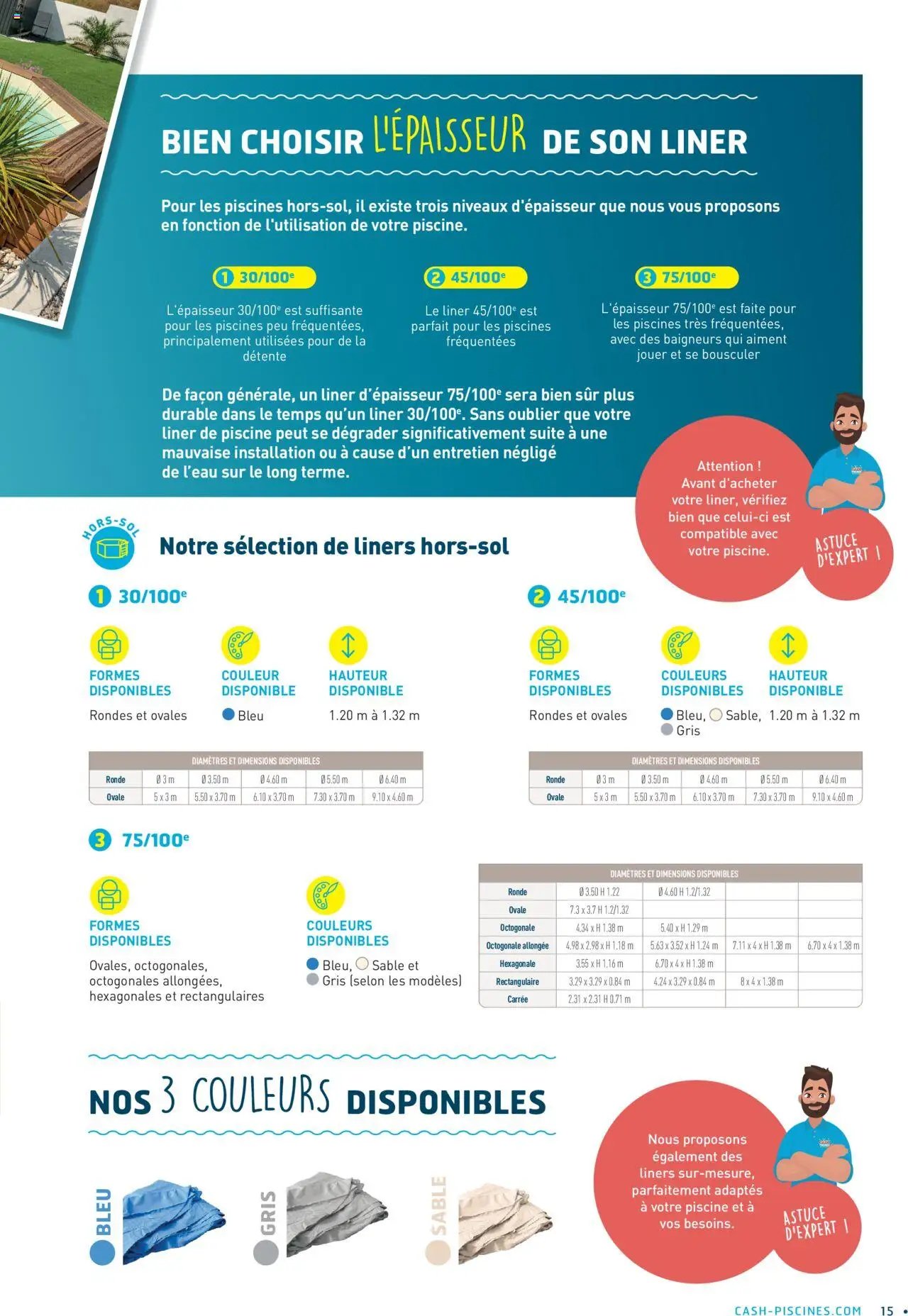 Cash Piscines Guide de l'équipement 