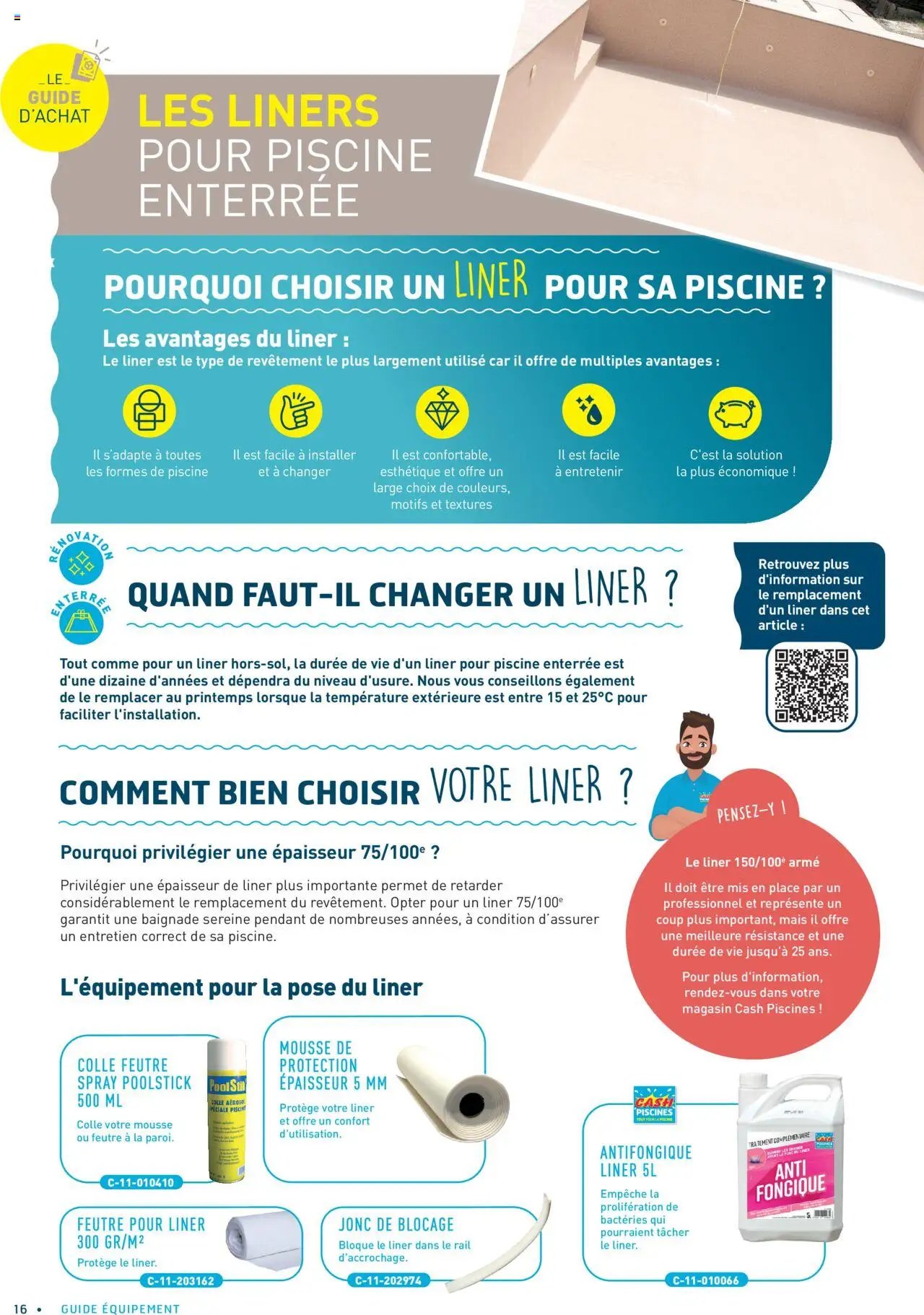 Cash Piscines Guide de l'équipement 