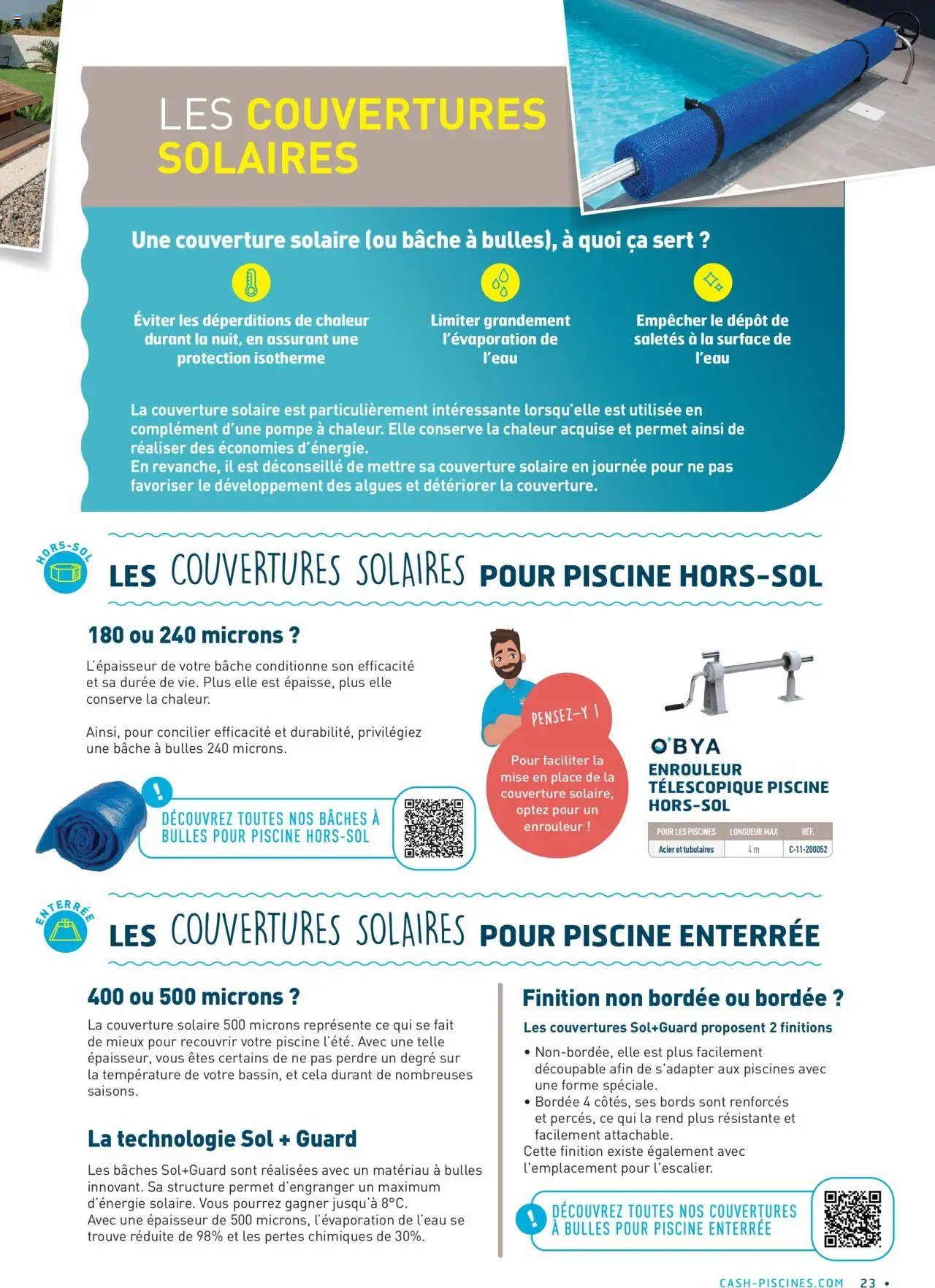 Cash Piscines Guide de l'équipement 