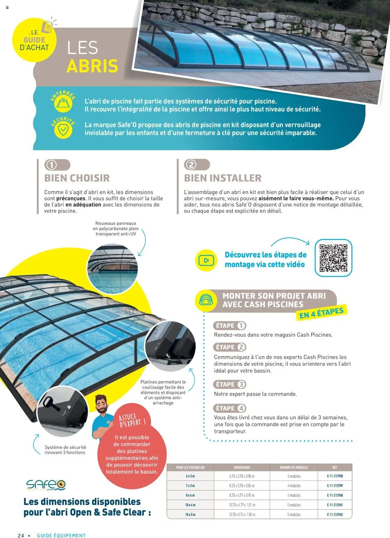 Cash Piscines Guide de l'équipement 